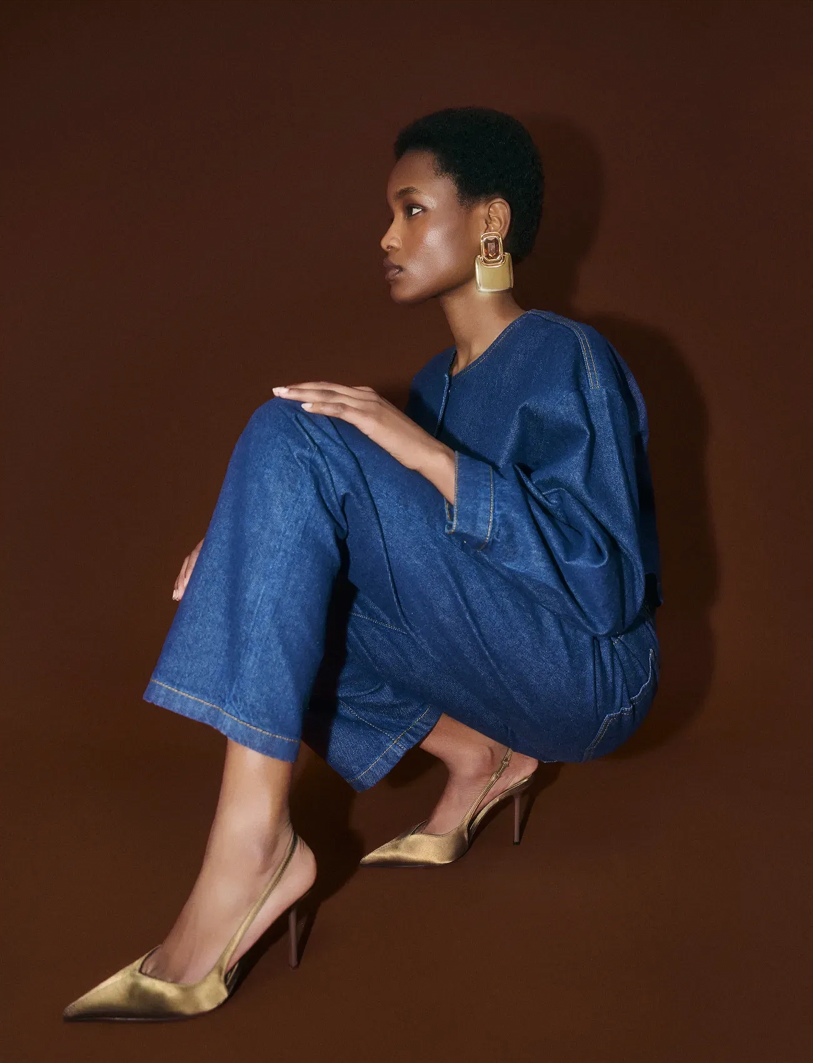 Malina - Classic Straight Jeans - raka jeans - unwashed dark blue - 4
