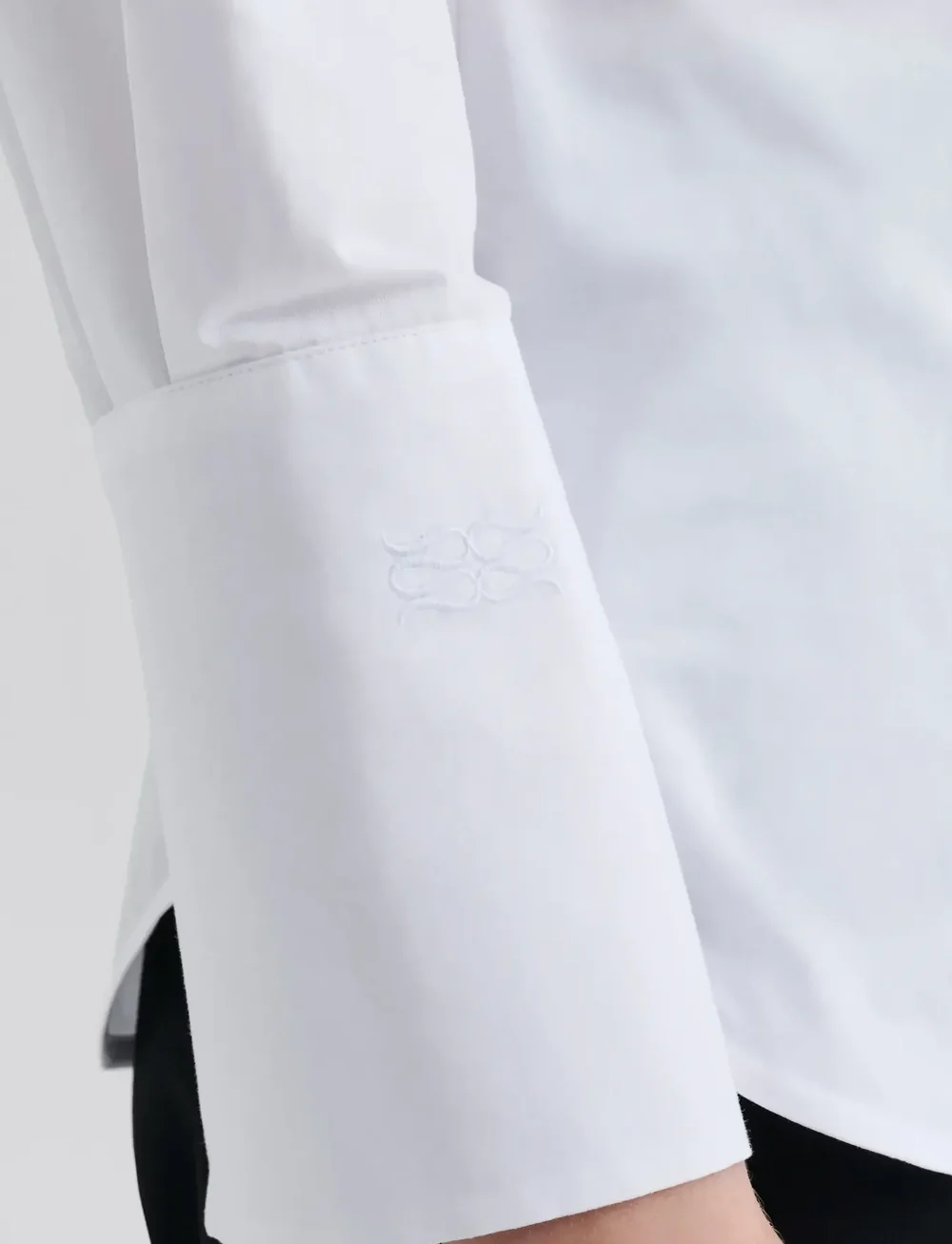 Malina - Calisa Fitted Poplin shirt - jeanshemden - white - 3