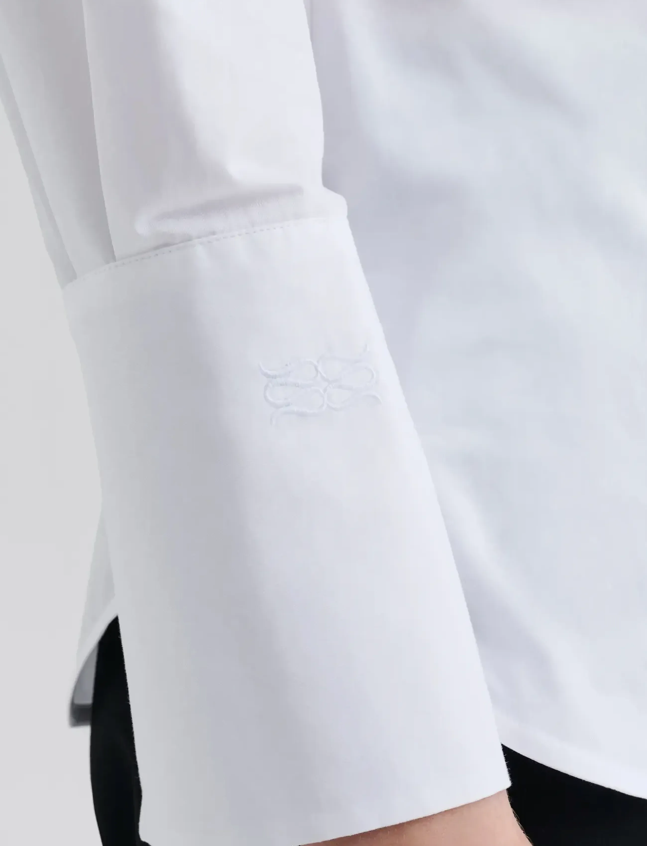 Malina - Calisa Fitted Poplin shirt - jeanshemden - white - 3