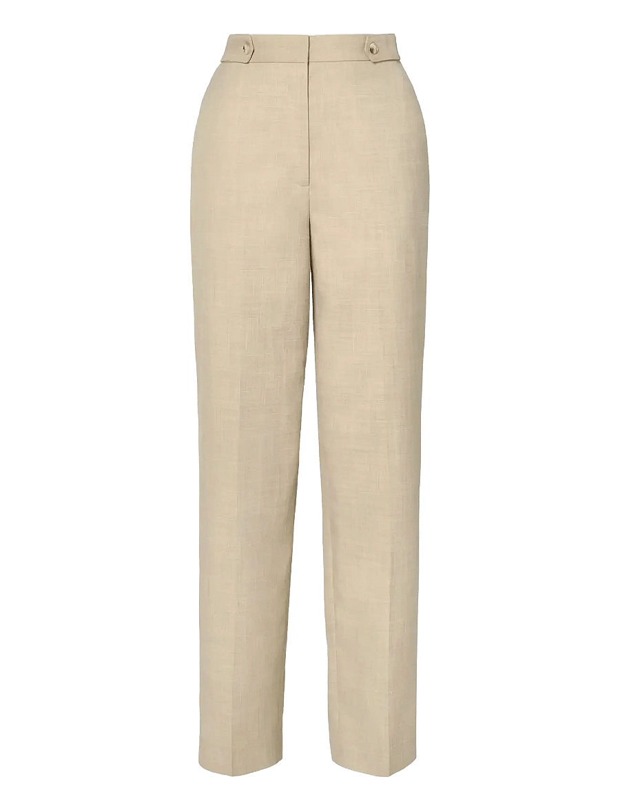 Malina - Melora Barrel Leg pants - barrel trousers - beige - 1