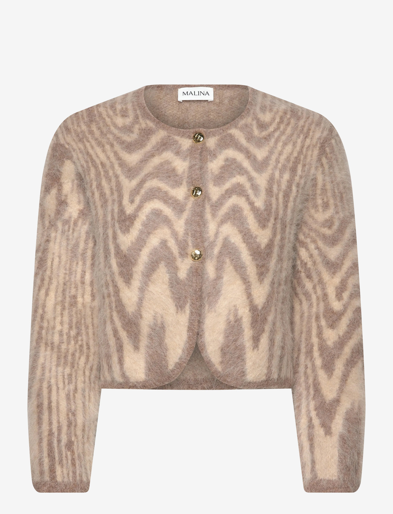 Malina - Aislinn Alpaca Blend Cardigan - cardigans - moire - 1