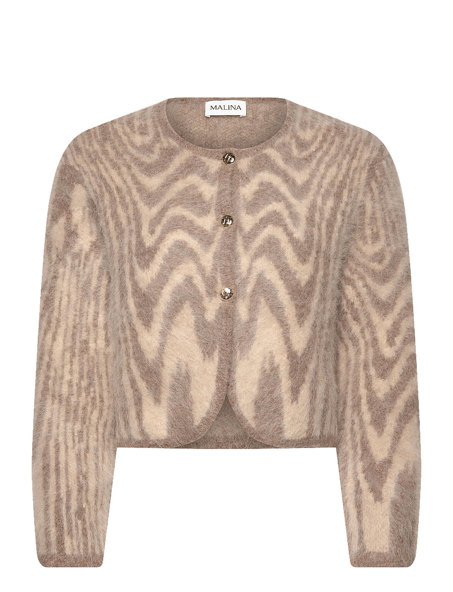 Malina - Aislinn Alpaca Blend Cardigan - cardigans - moire - 1