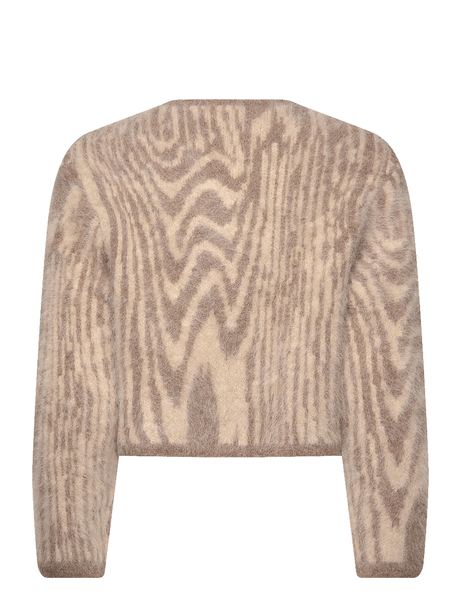 Malina - Aislinn Alpaca Blend Cardigan - cardigans - moire - 2