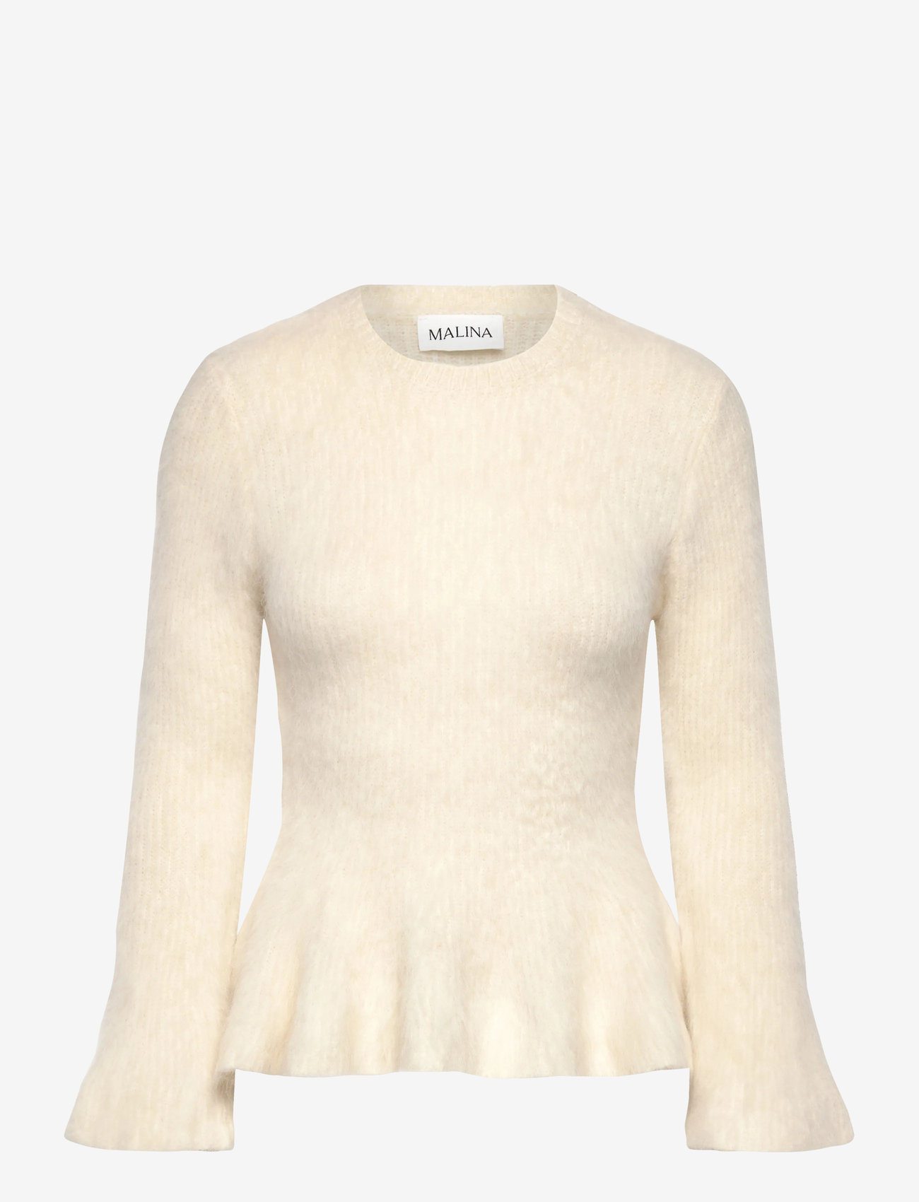 Malina - Leandra Alpaca Blend Peplum top - truien - vanilla - 1