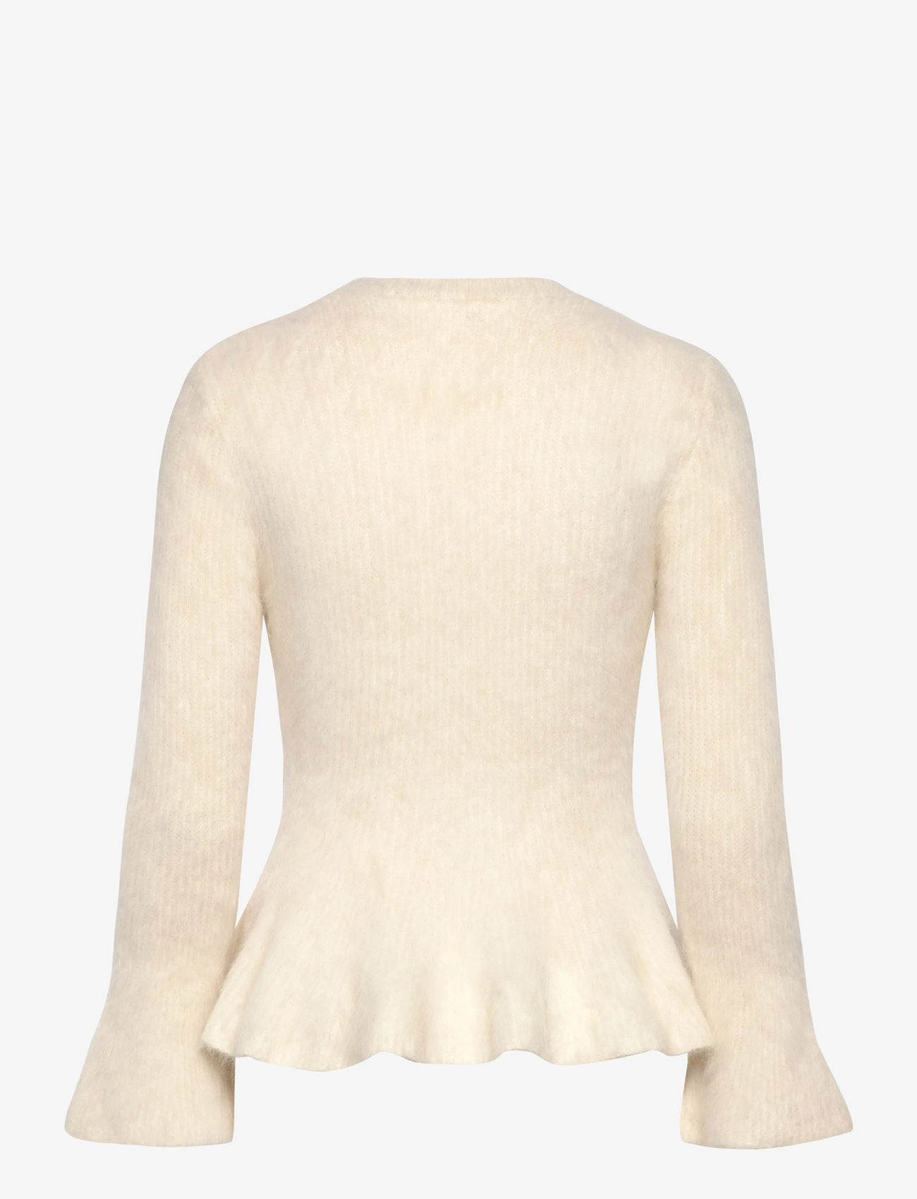 Malina - Leandra Alpaca Blend Peplum top - truien - vanilla - 2