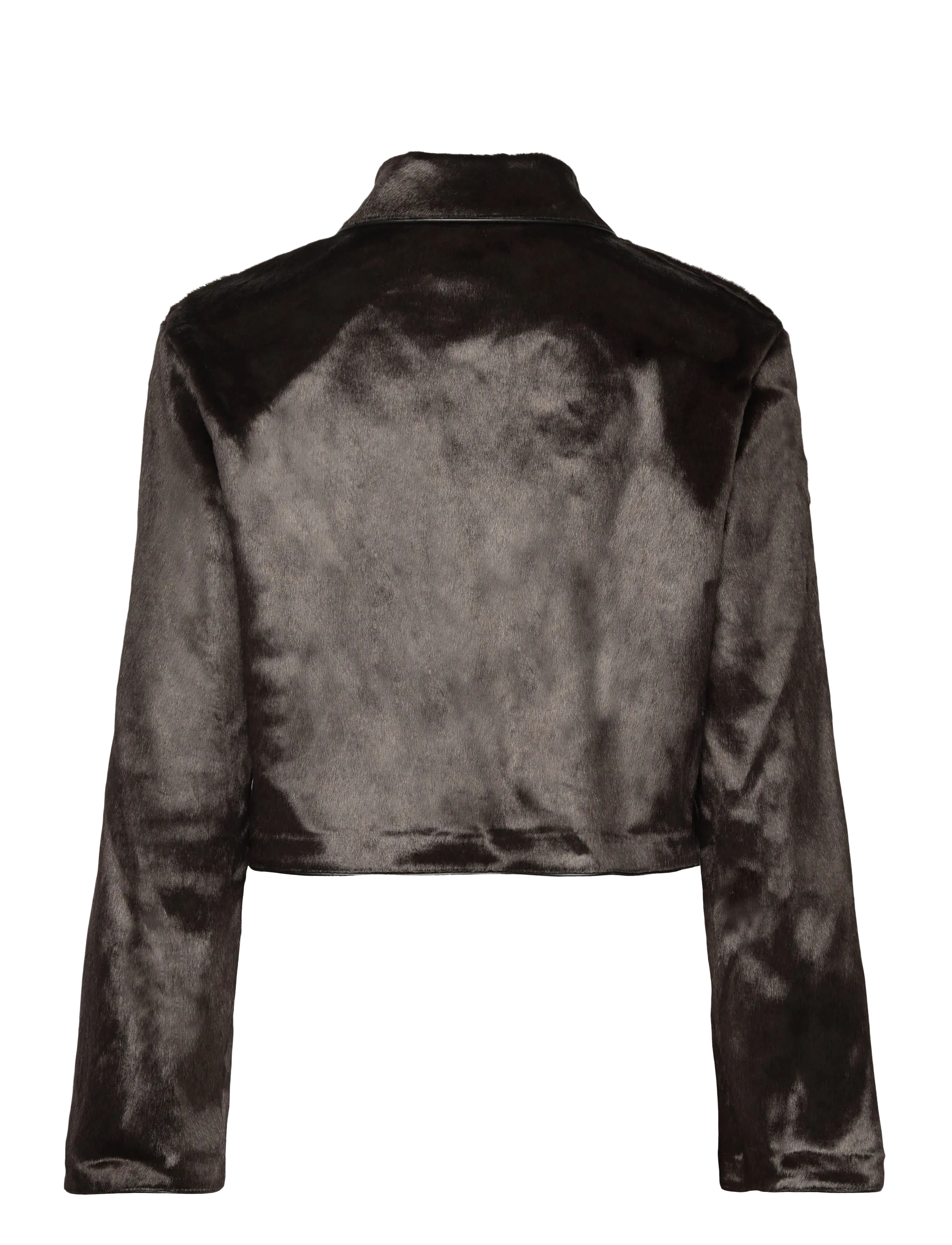 Malina - Seressa Faux Pony Hair Boxy Jacket - fausse fourrure - chocolate - 2