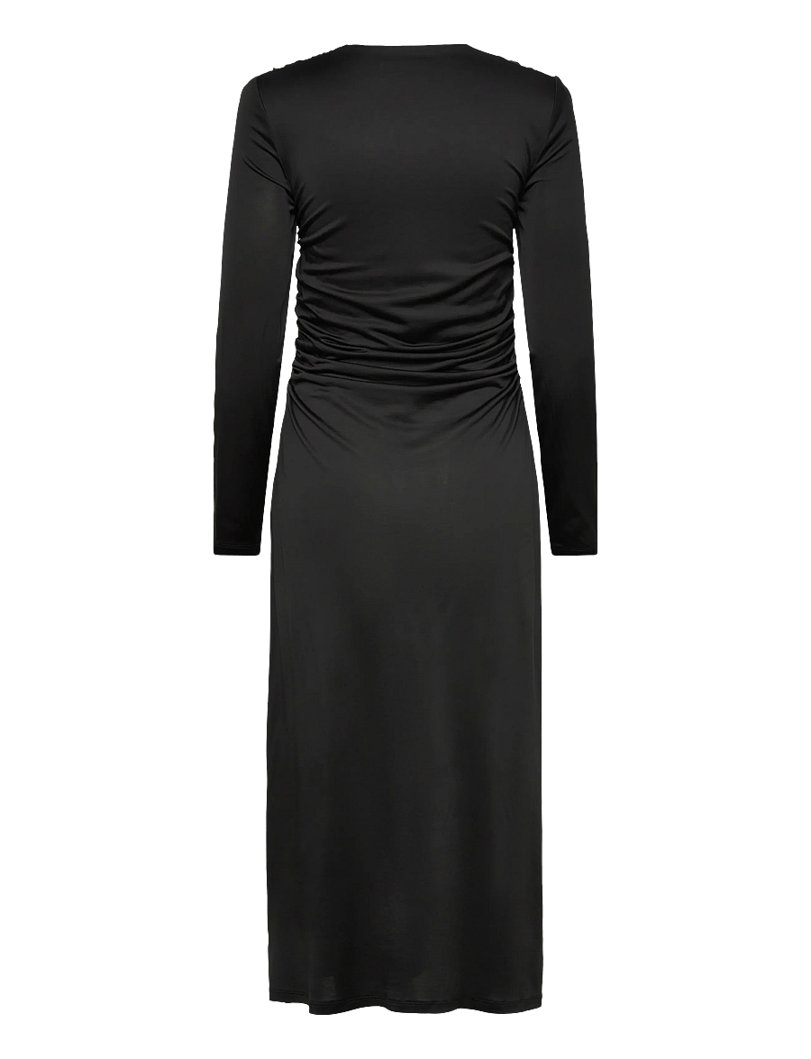 Malina - Amela Embellished Jersey Midi Dress - cocktail dresses - black - 2