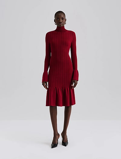Burgundy Knitted Dresses special offers for women at Boozt.com Burgundy Knitted Dresses special offers for women at Boozt.com