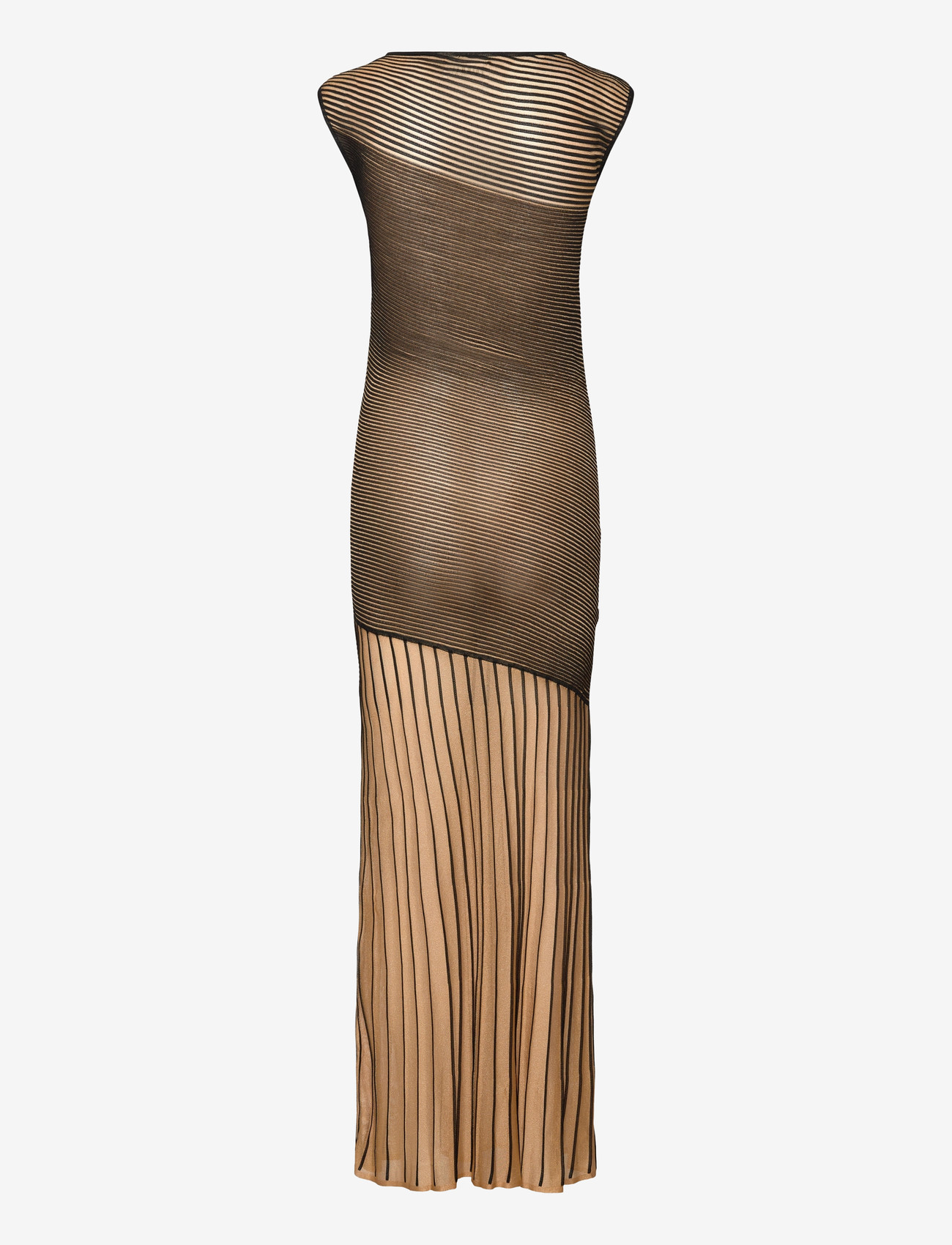 Malina - Patricia Short Sleeve Knitted Maxi Dress - maxikleider - multi - 2