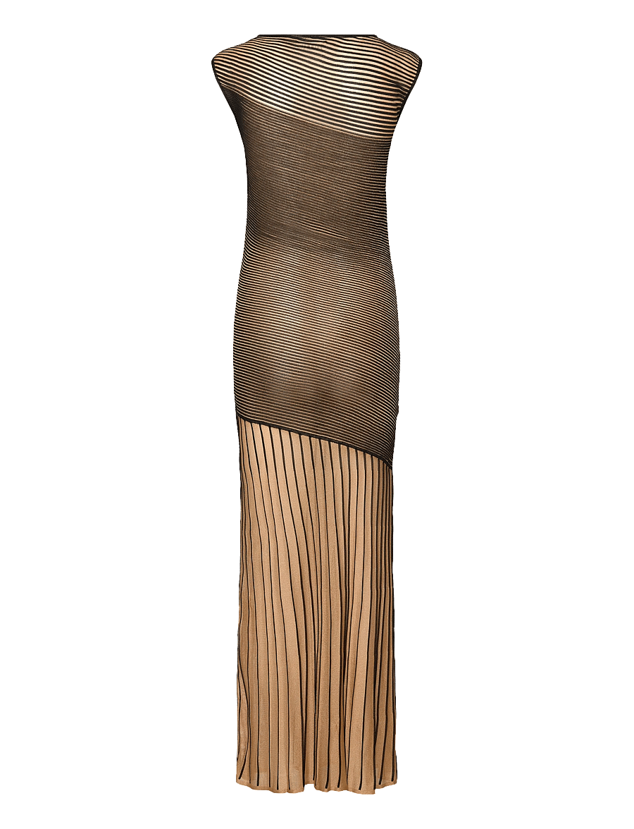 Malina - Patricia Short Sleeve Knitted Maxi Dress - maxi dresses - multi - 2