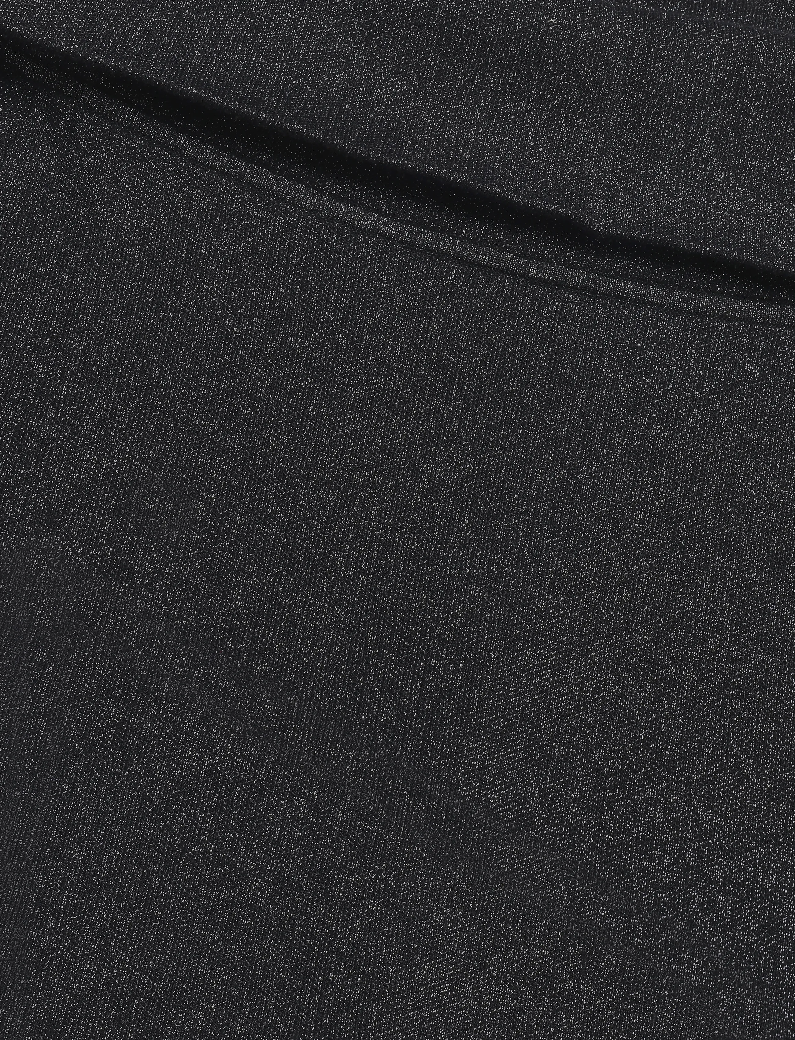 Malina - Cirella Knitted Off Shoulder Top - höstkläder - black metallic - 2