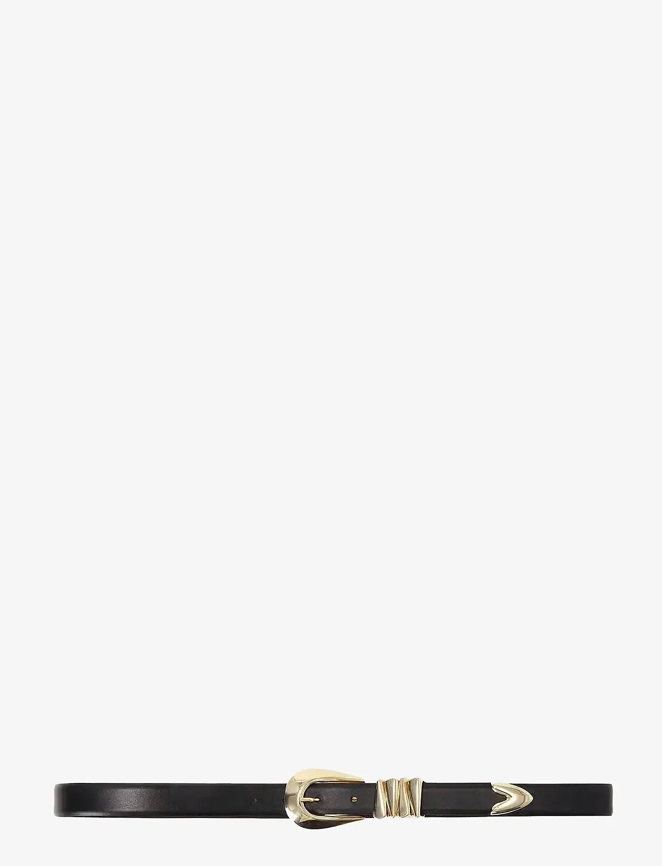 Malina - Azelia Buckle Leather Belt - vardagsskärp - black - 1