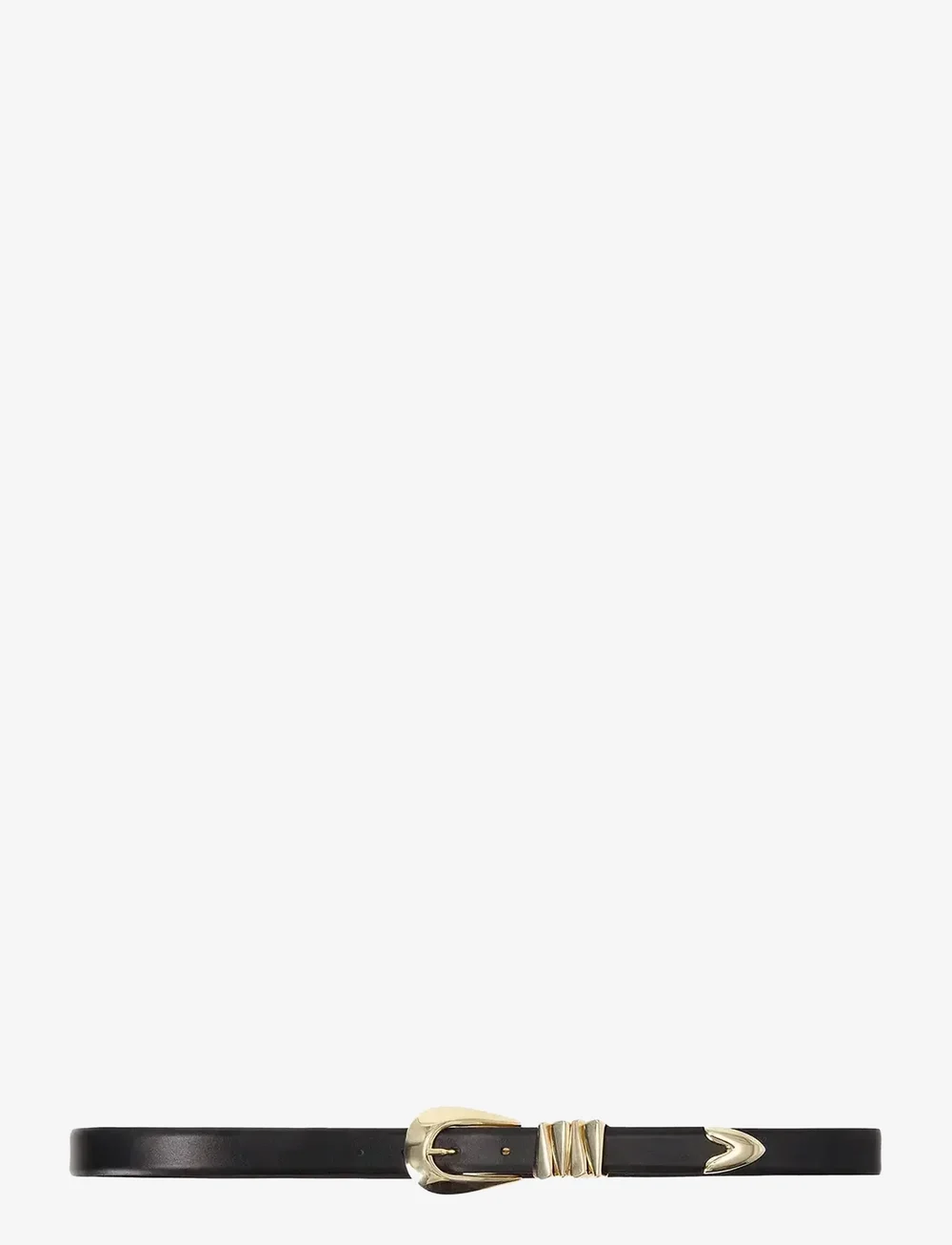 Malina - Azelia Buckle Leather Belt - casual gürtel - black - 1