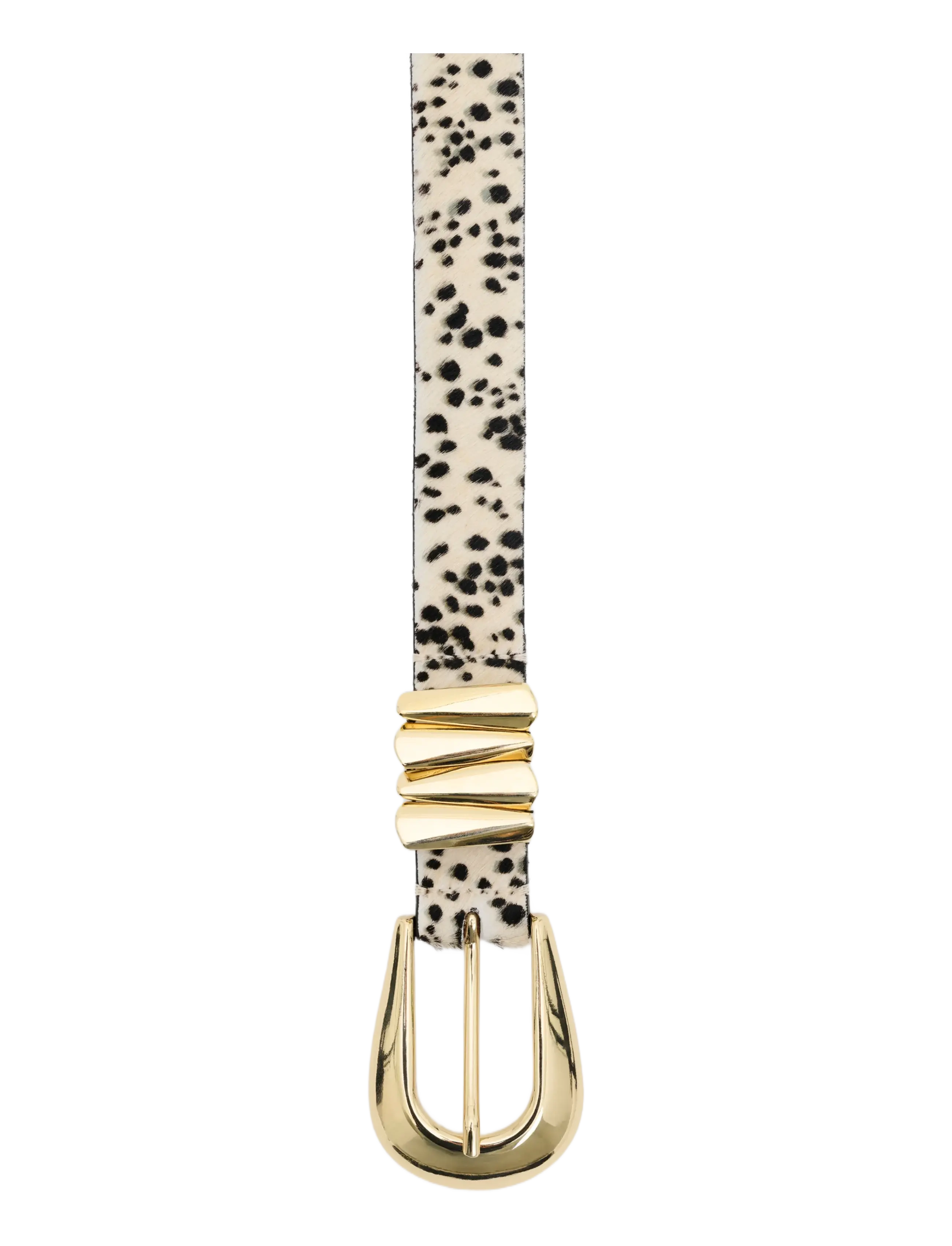 Malina - Azelia Buckle Leather Belt - læderbælter - shaded dot - 1