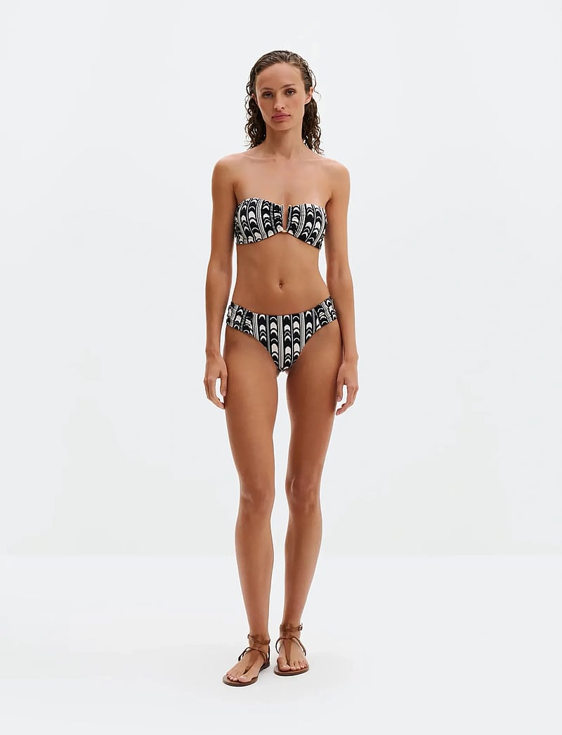 Malina - Signature Gold Embellished Bandeau Bikini Top - bandeaubikinier - arch - 4