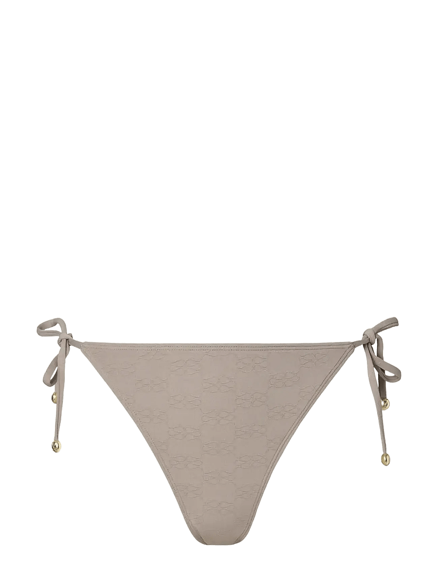 Malina - Signature Tie Bikini Bottom - side tie bikinitrosor - graphite - 1
