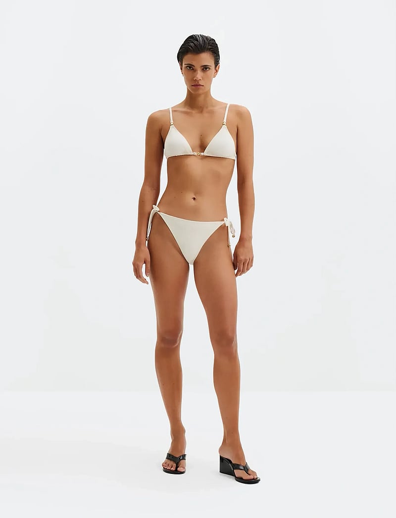 Malina - Signature Tie Bikini Bottom - bikinis mit seitenbändern - vanilla - 4