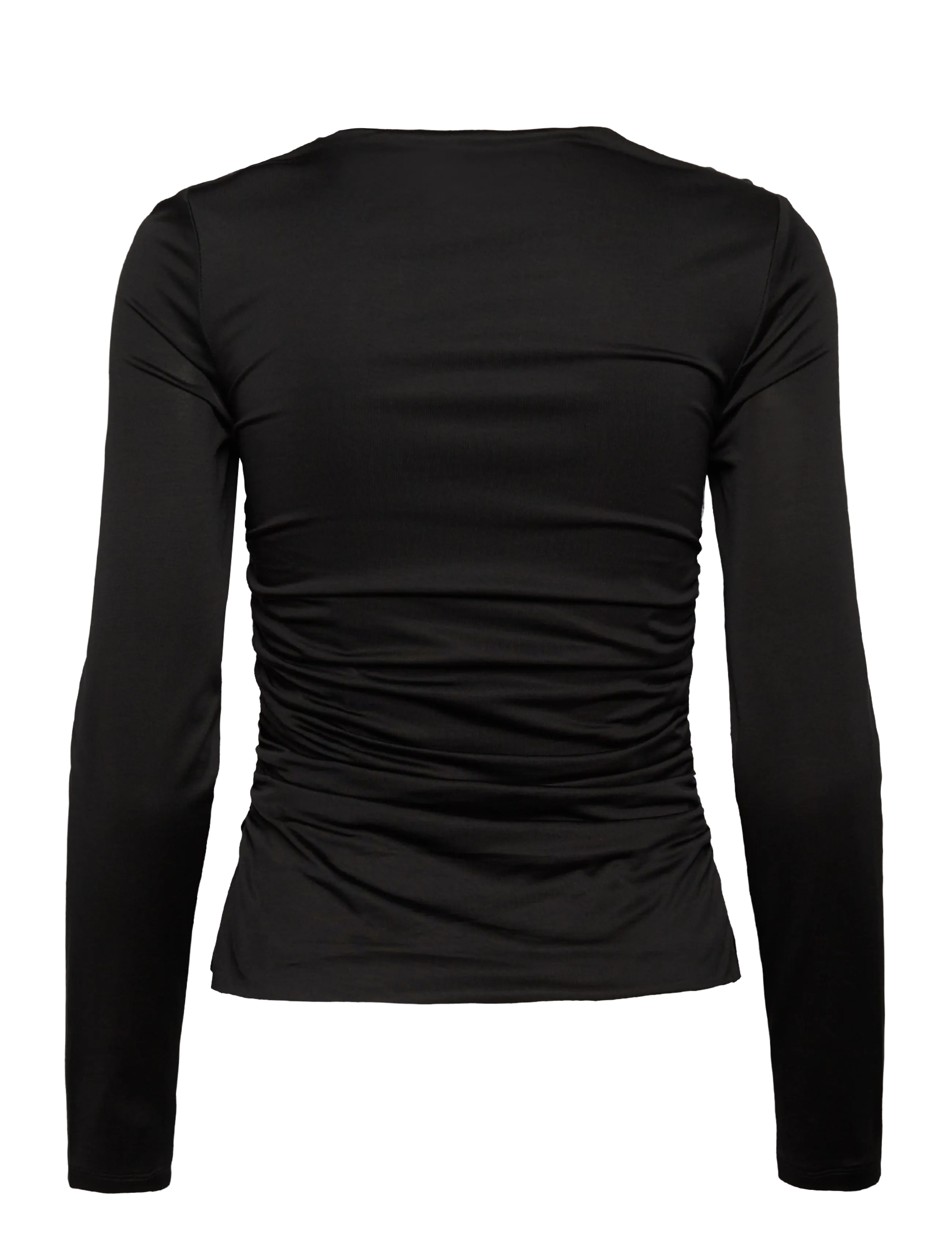 Malina - Amela Embellished Long Sleeve Jersey Top - tops met lange mouwen - black - 2