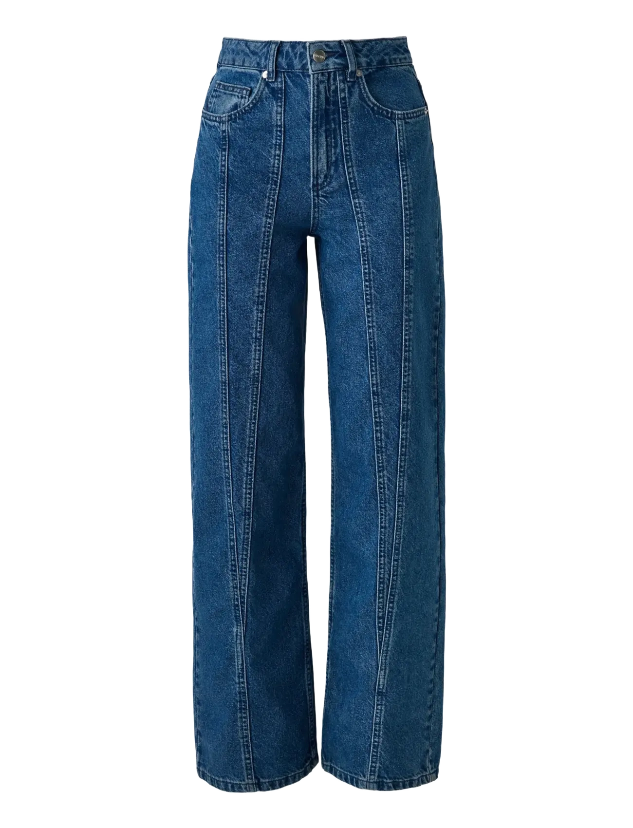 Malina - Katia High Rise Wide Jeans - wide leg jeans - dark blue vintage - 1