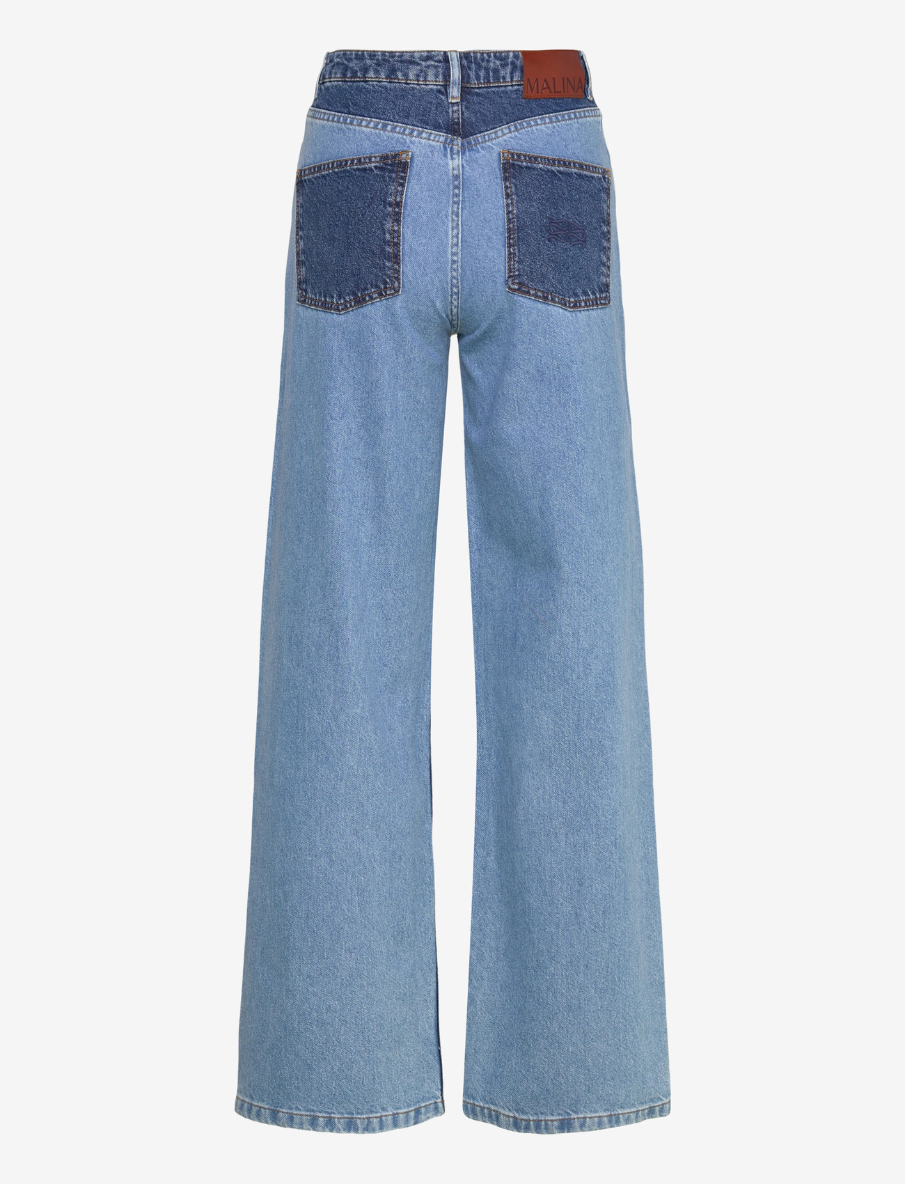 Malina - Katia High Rise Wide Jeans - brede jeans - denim blue mix - 2
