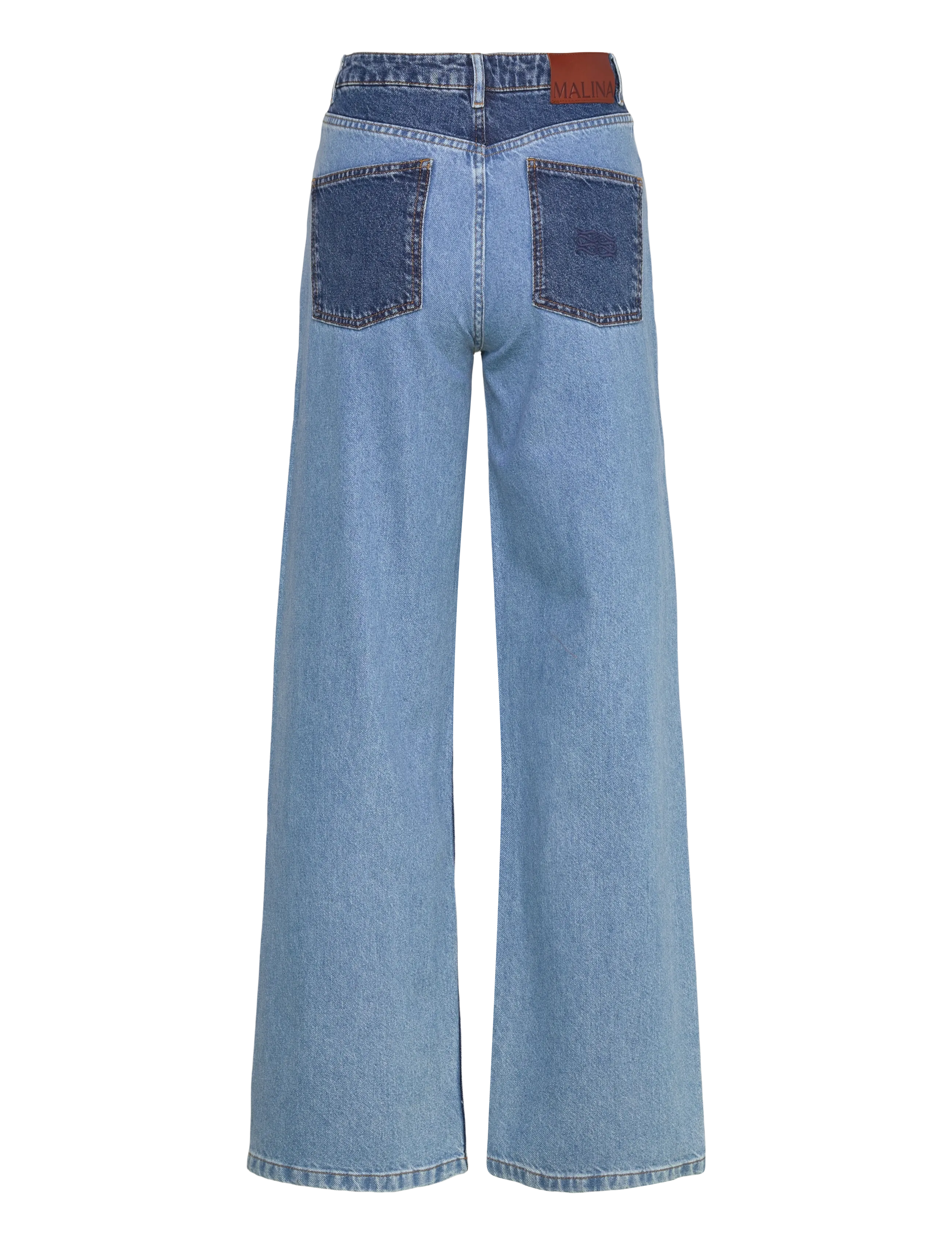 Malina - Katia High Rise Wide Jeans - jeans - denim blue mix - 2