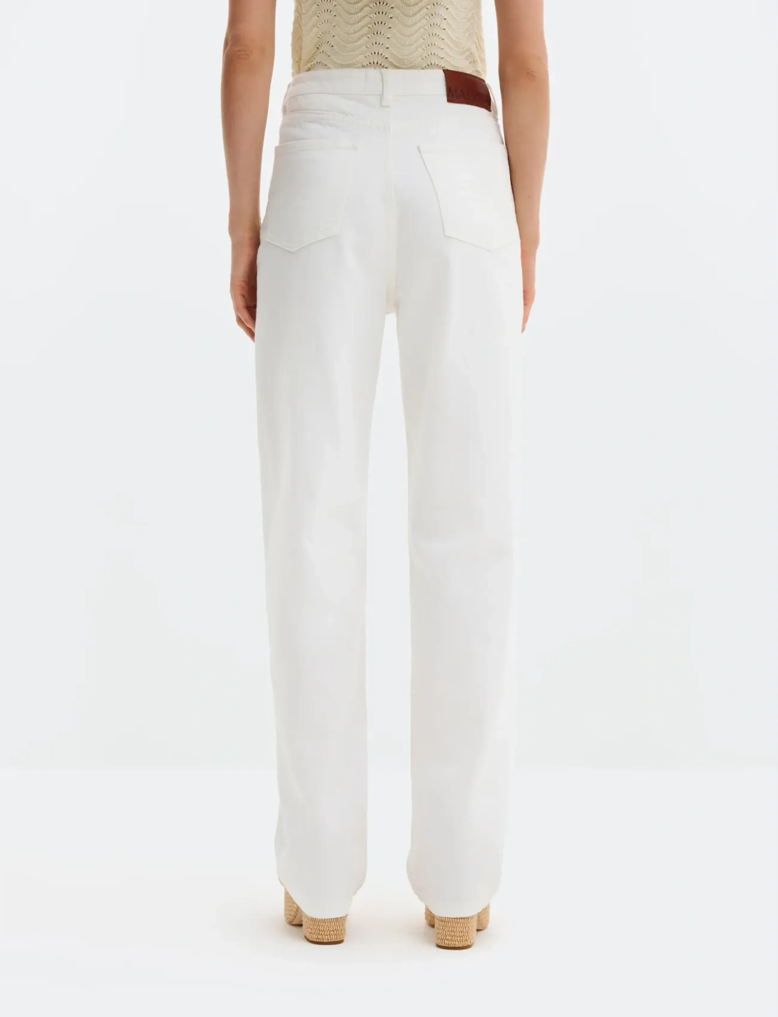 Malina - Katia High Rise Wide Jeans - jeans - off white - 2