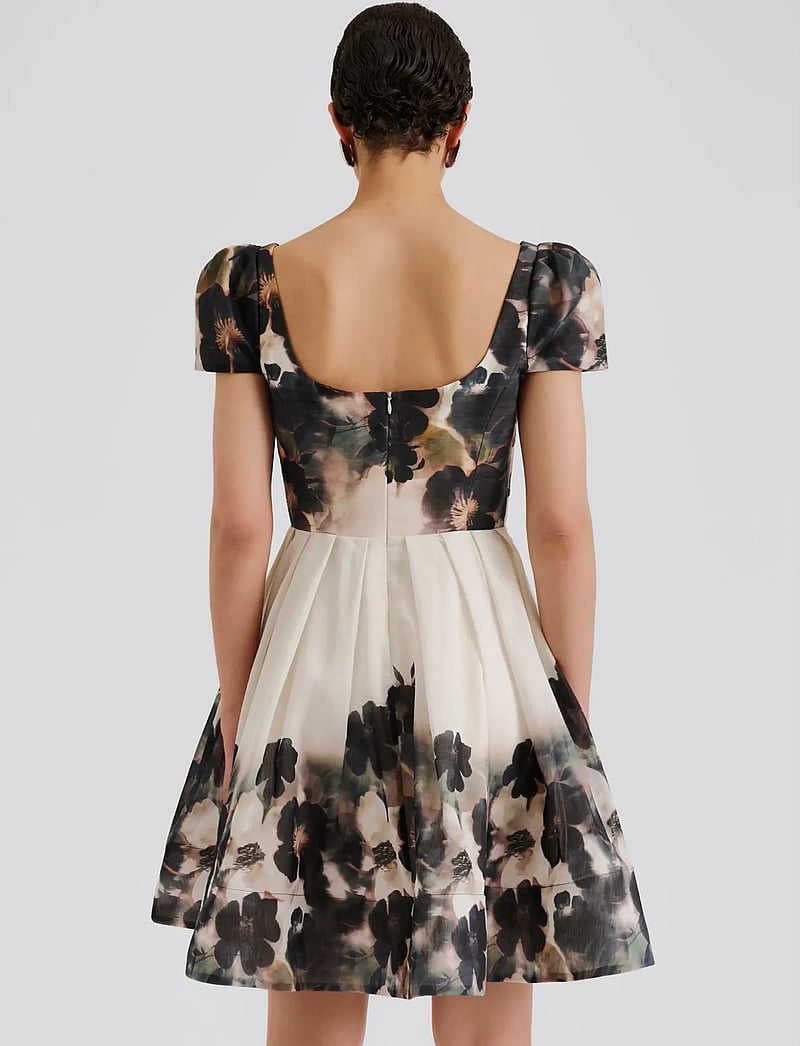 Malina - Vanda Pouf Sleeve Mini Dress - sommarklänningar - dusty poppy - 3