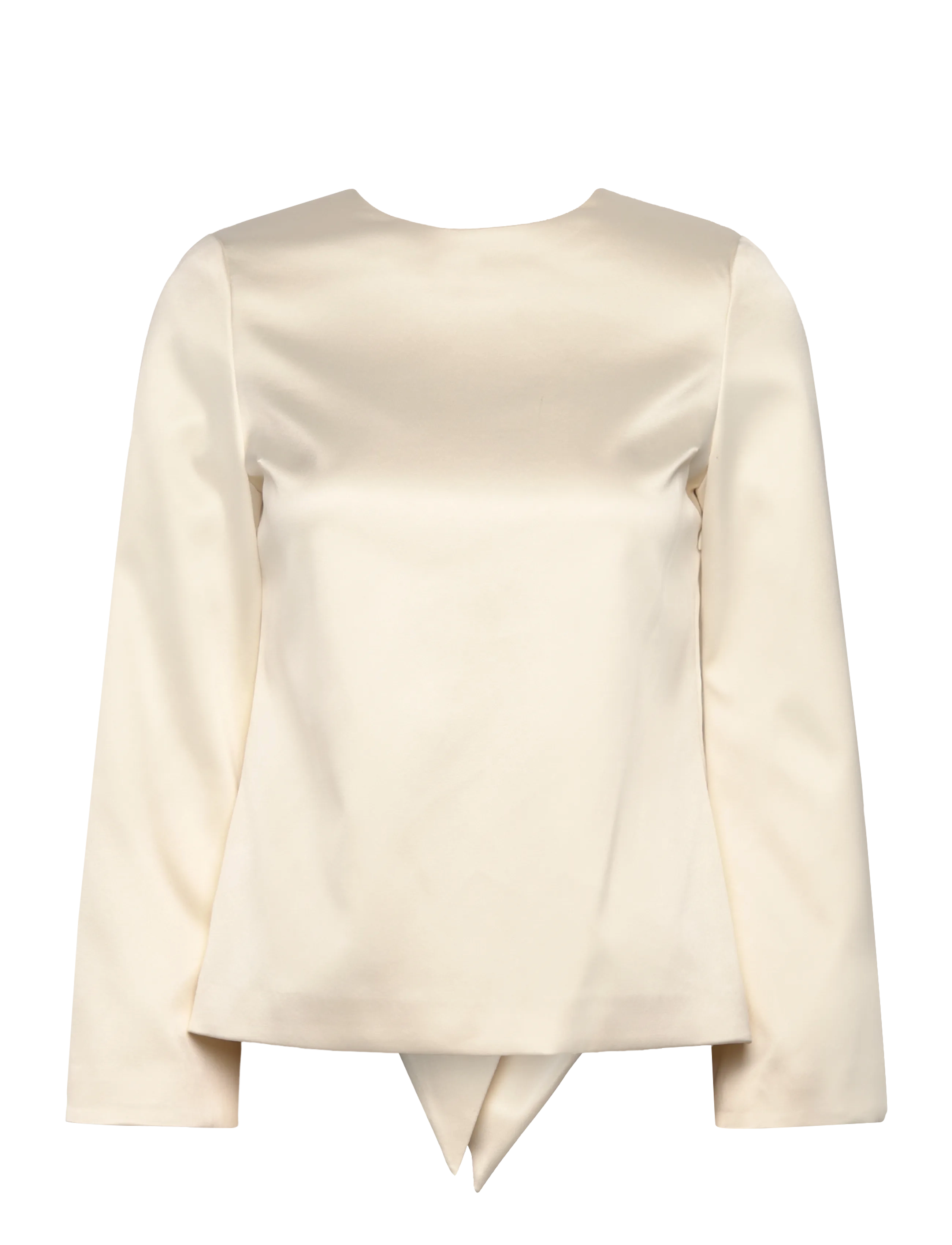 Elna Bow Detailed Top - VANILLA