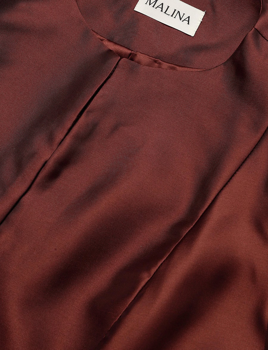 Malina - Vendela Balloon Sleeve Blouse - pikkade varrukatega pluusid - wine - 5