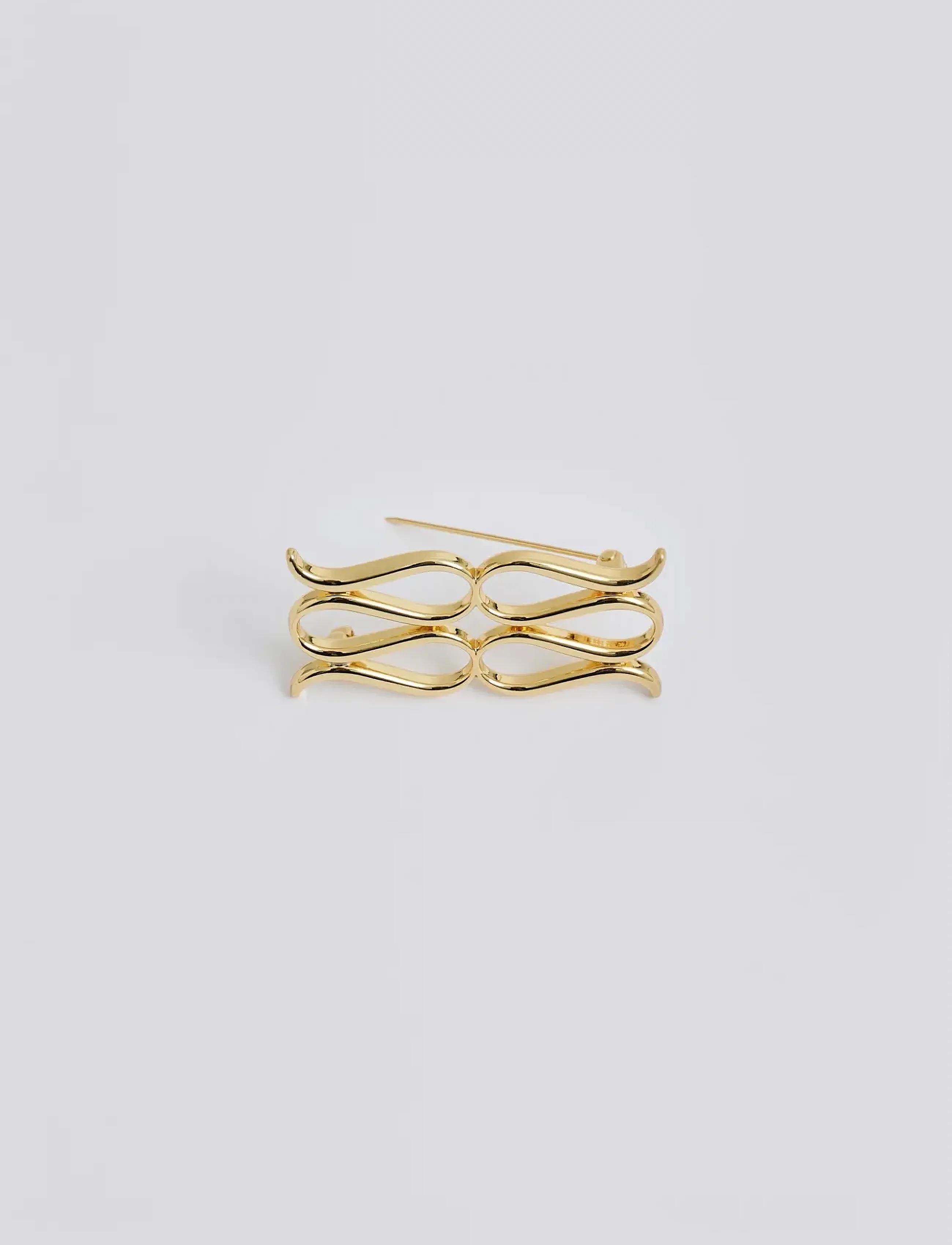 Malina Monogram Brooch, One Size, Jewellery, Gold - Brooches, Frauen