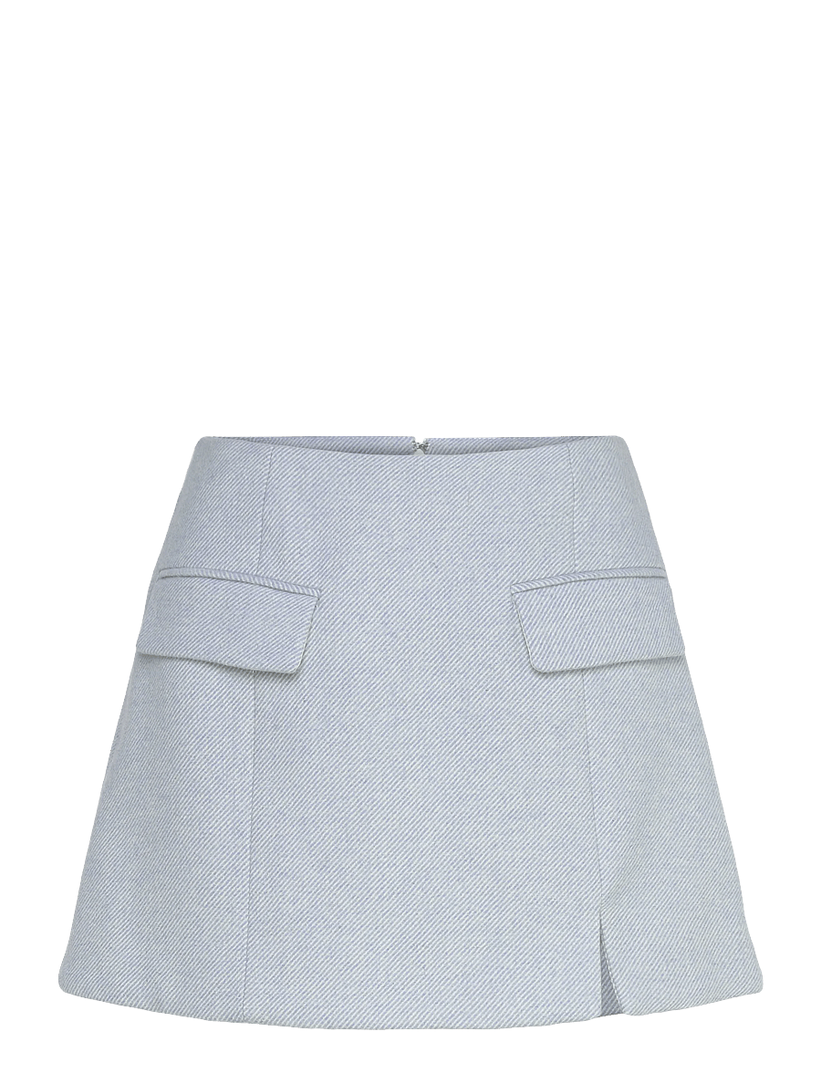 Malina - Sandra Tailored Mini Skirt - spódnice mini - blue fishbone - 1