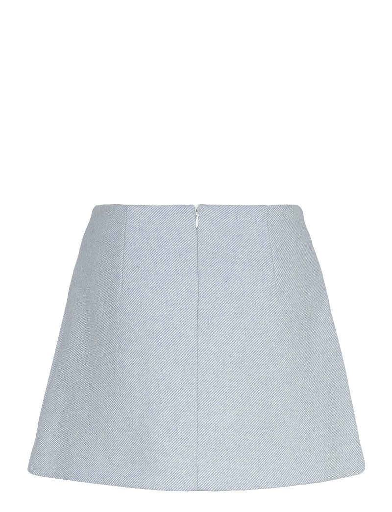 Malina - Sandra Tailored Mini Skirt - korta kjolar - blue fishbone - 2