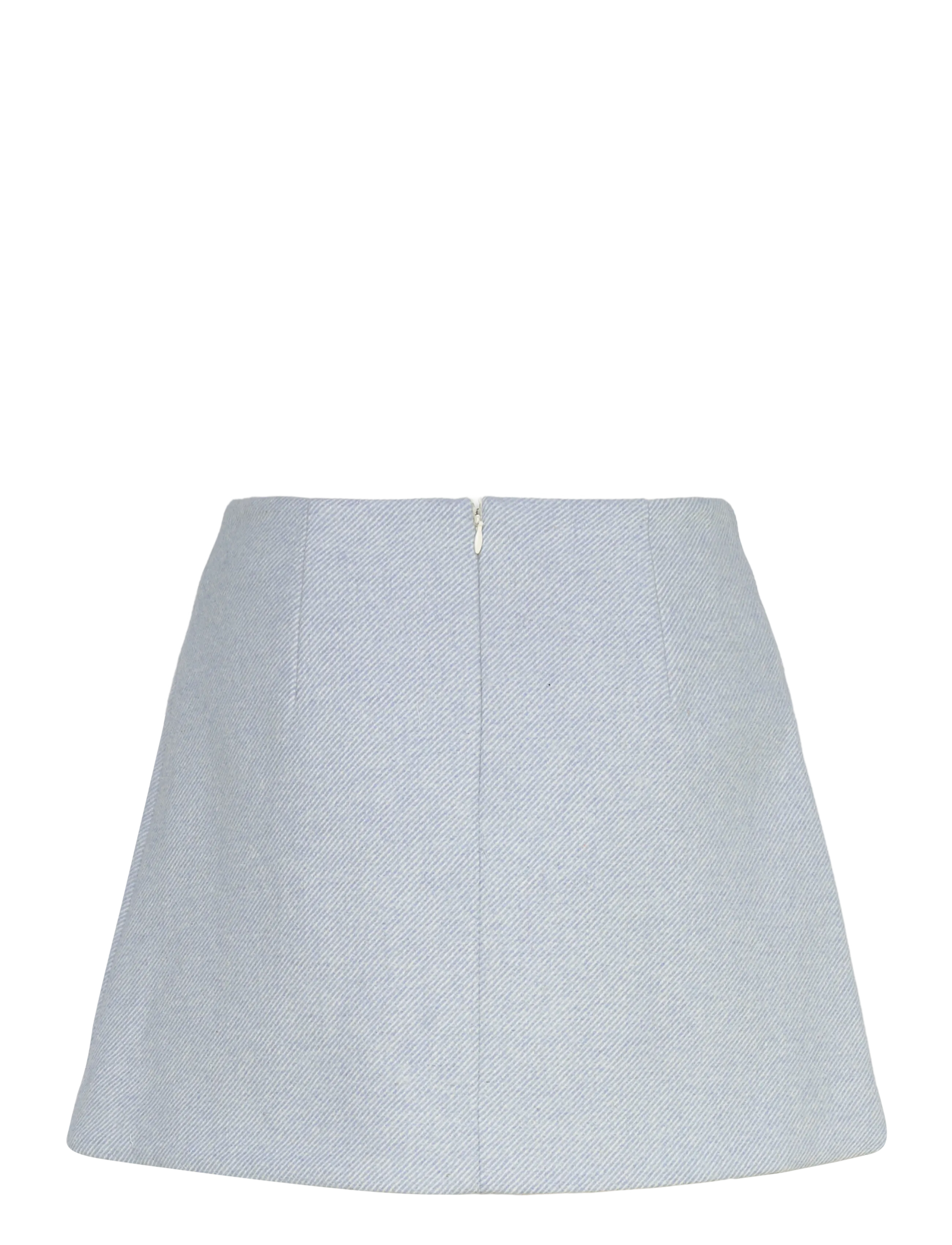 Malina - Sandra Tailored Mini Skirt - spódnice mini - blue fishbone - 2