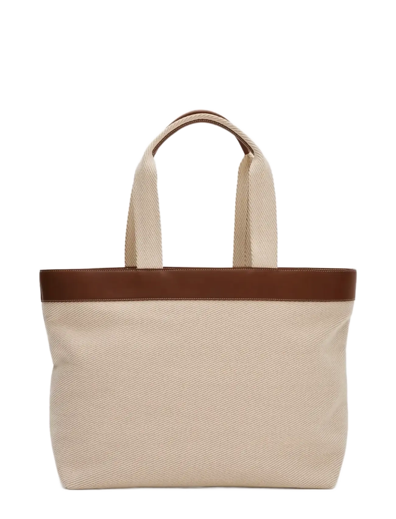 Malina - Monogram Grand Canvas Tote - tote bags - light taupe - 2