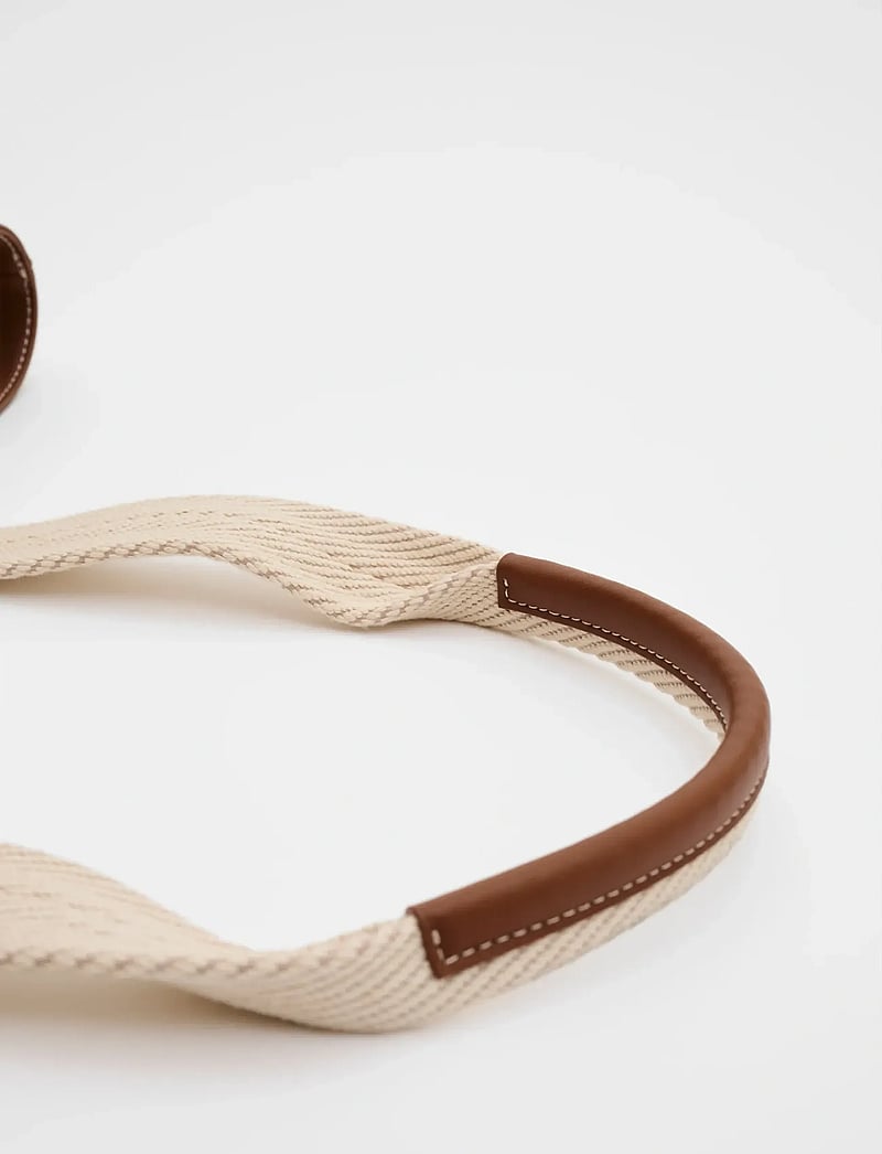 Malina - Monogram Grand Canvas Tote - tote bags - light taupe - 4