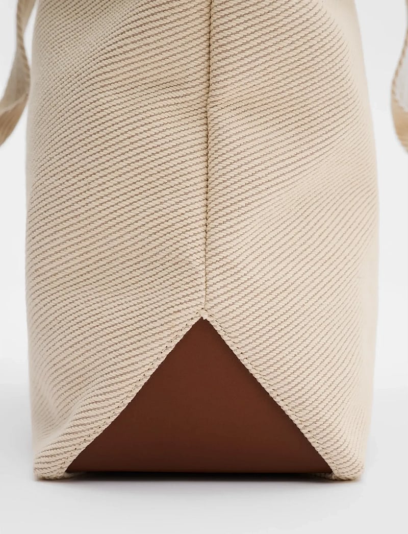 Malina - Monogram Grand Canvas Tote - tote bags - light taupe - 5