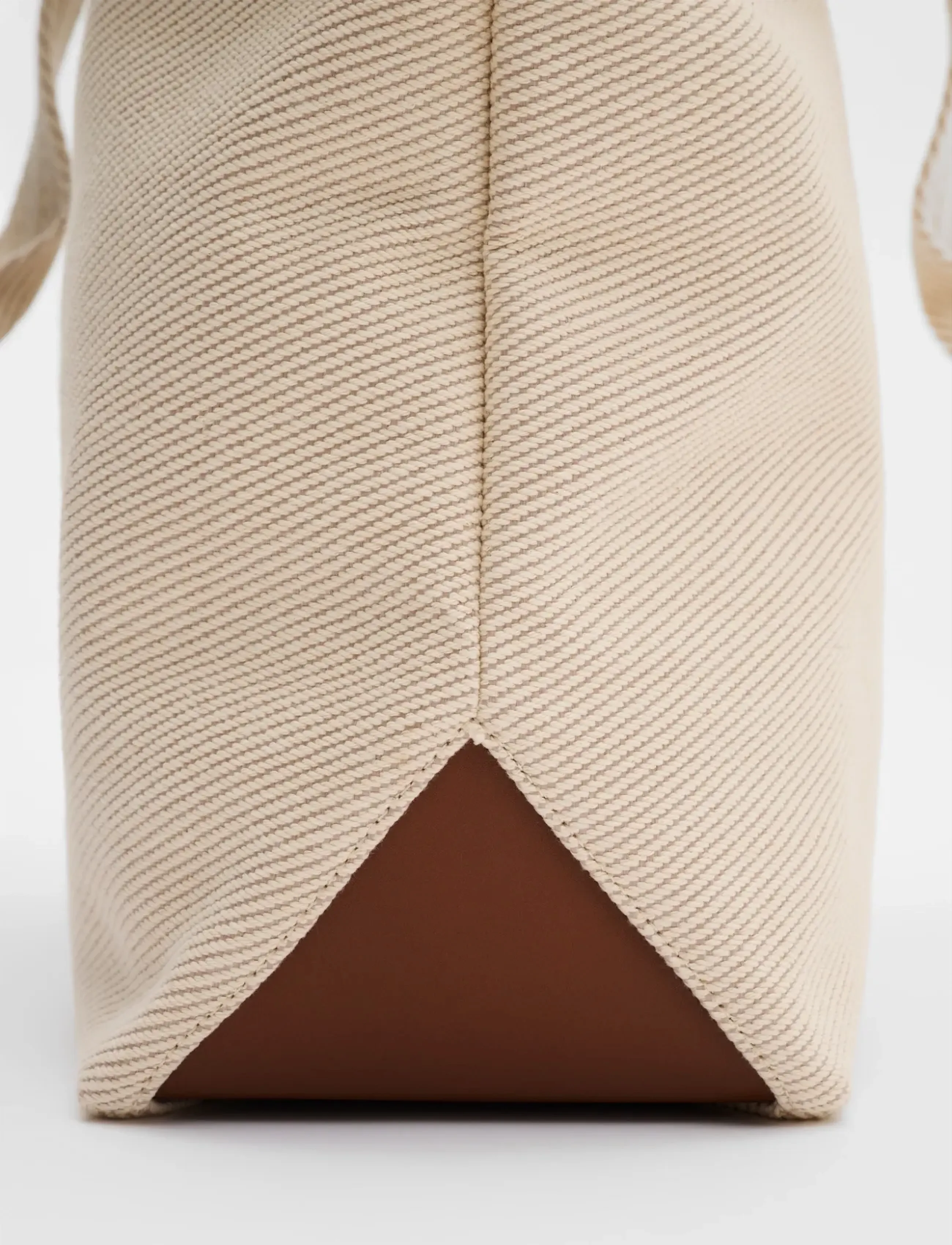 Malina - Monogram Grand Canvas Tote - tote bags - light taupe - 5