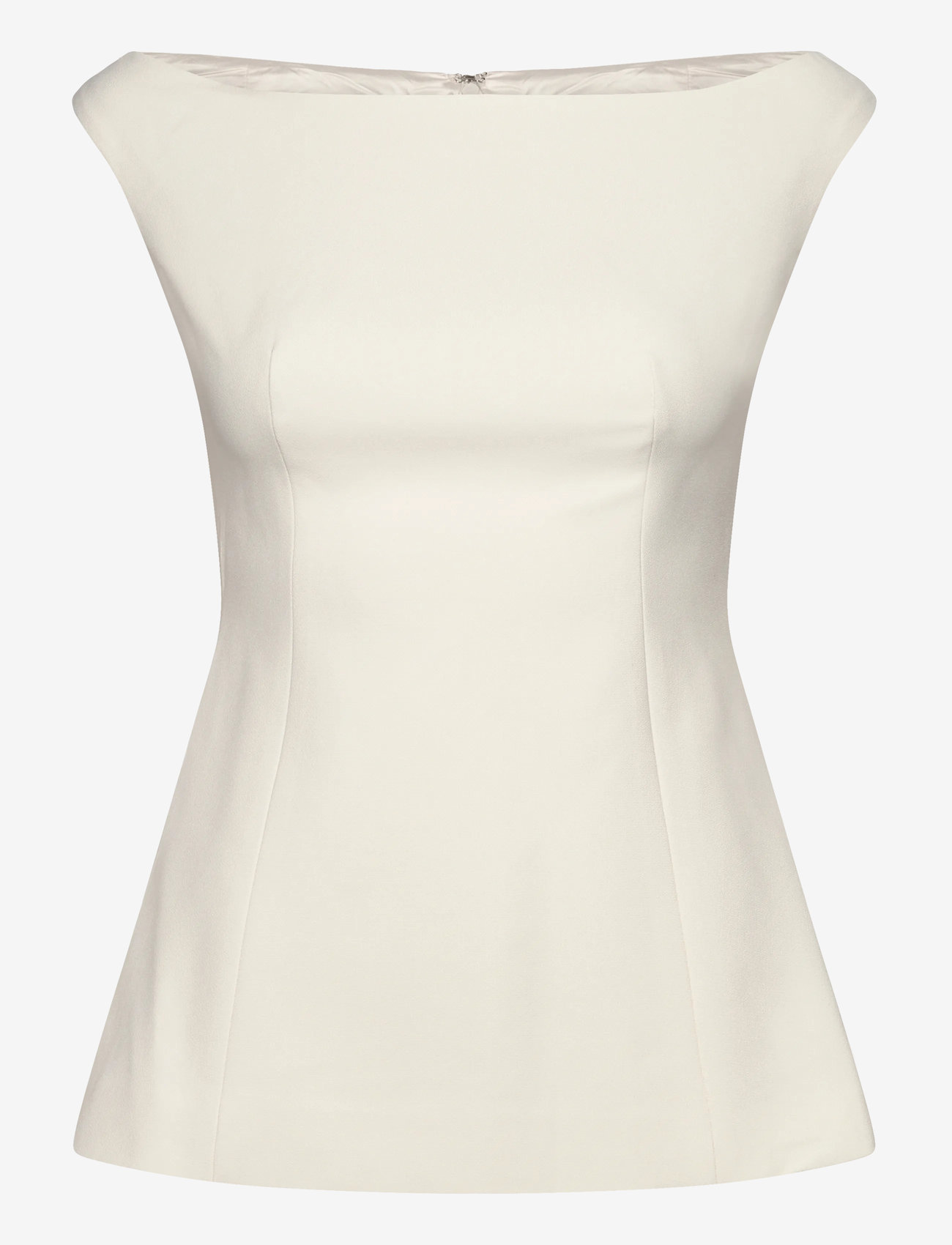 Malina - Diora Half Off Shoulder Top - Ärmellose tops - vanilla - 1