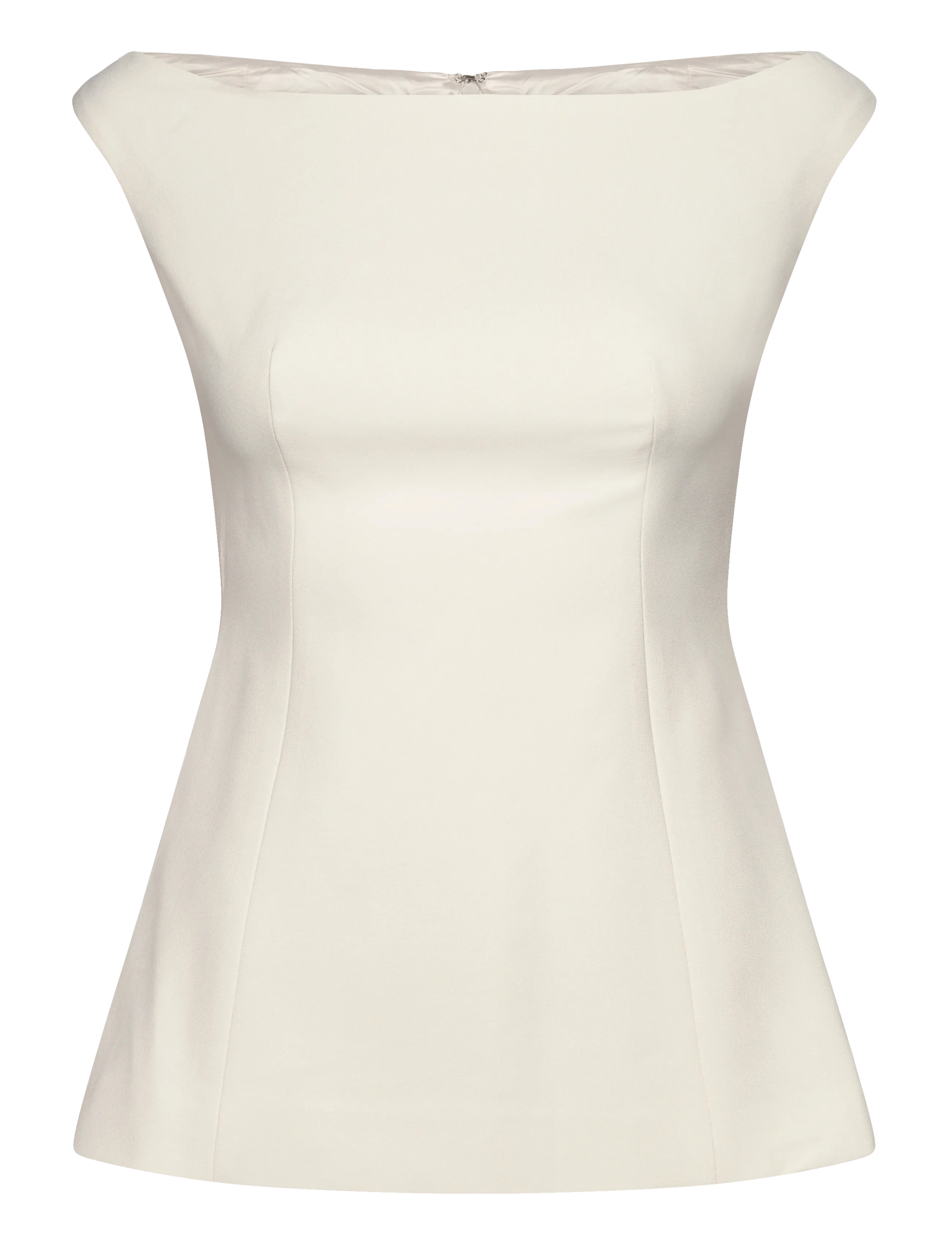 Diora Half Off Shoulder Top - VANILLA