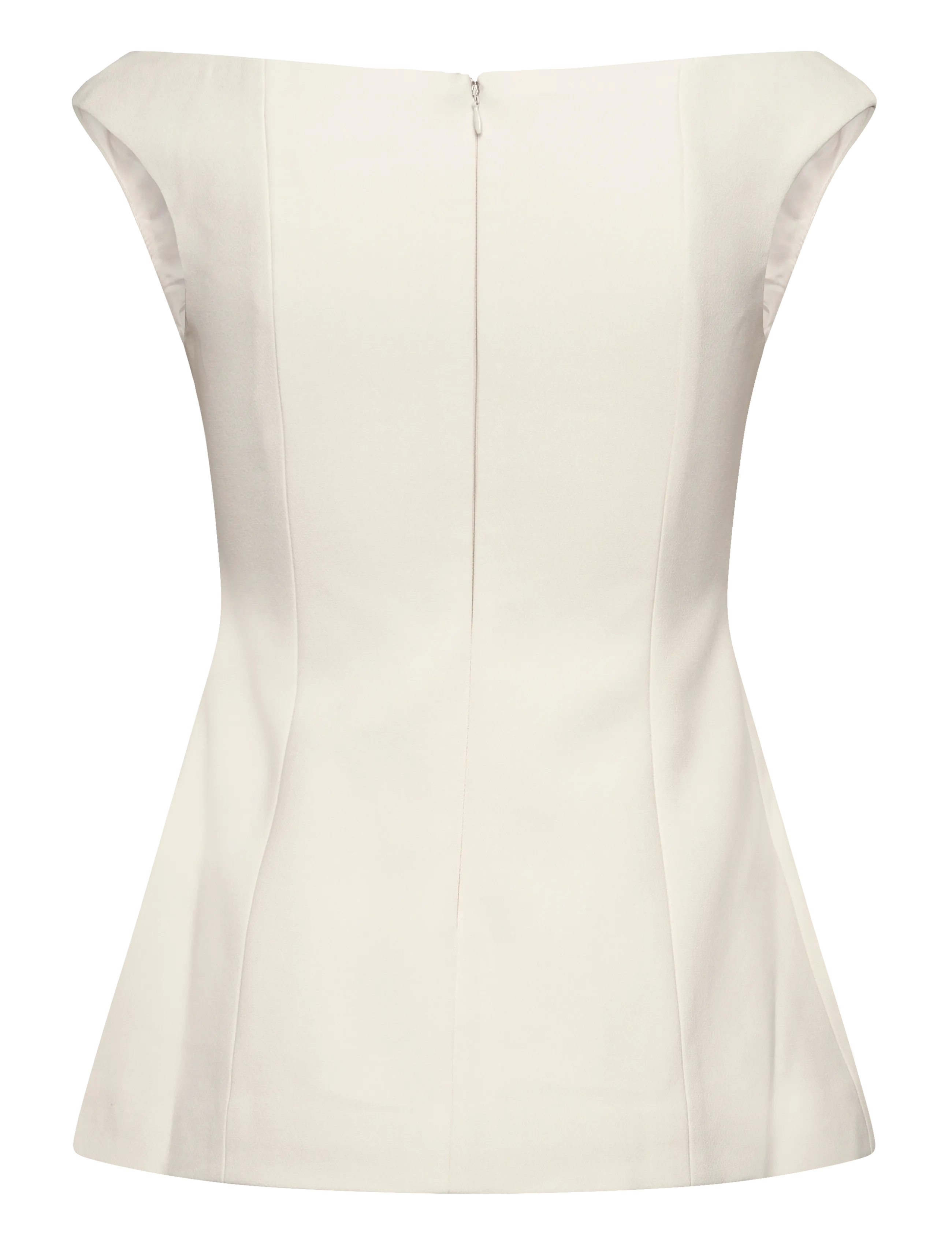 Malina - Diora Half Off Shoulder Top - vanilla - 2