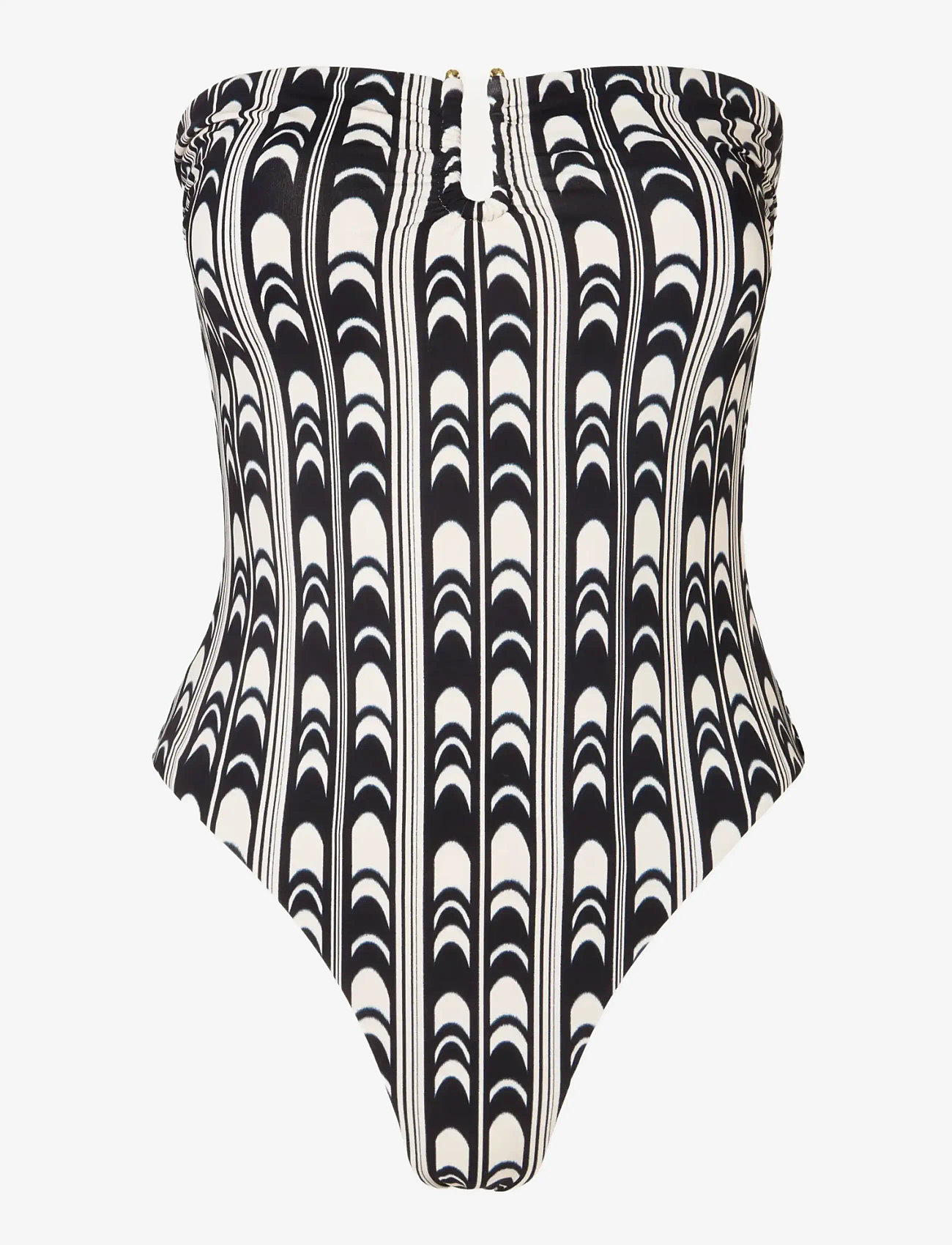 Malina - Signature Gold Embellished Bandeau Swimsuit - swimsuits - arch - 1