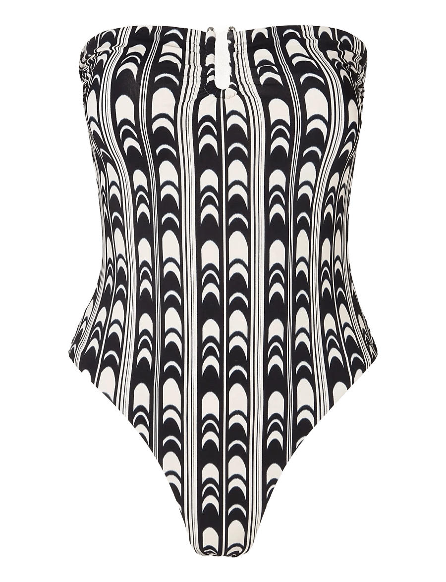 Malina - Signature Gold Embellished Bandeau Swimsuit - 1 pièces - arch - 1