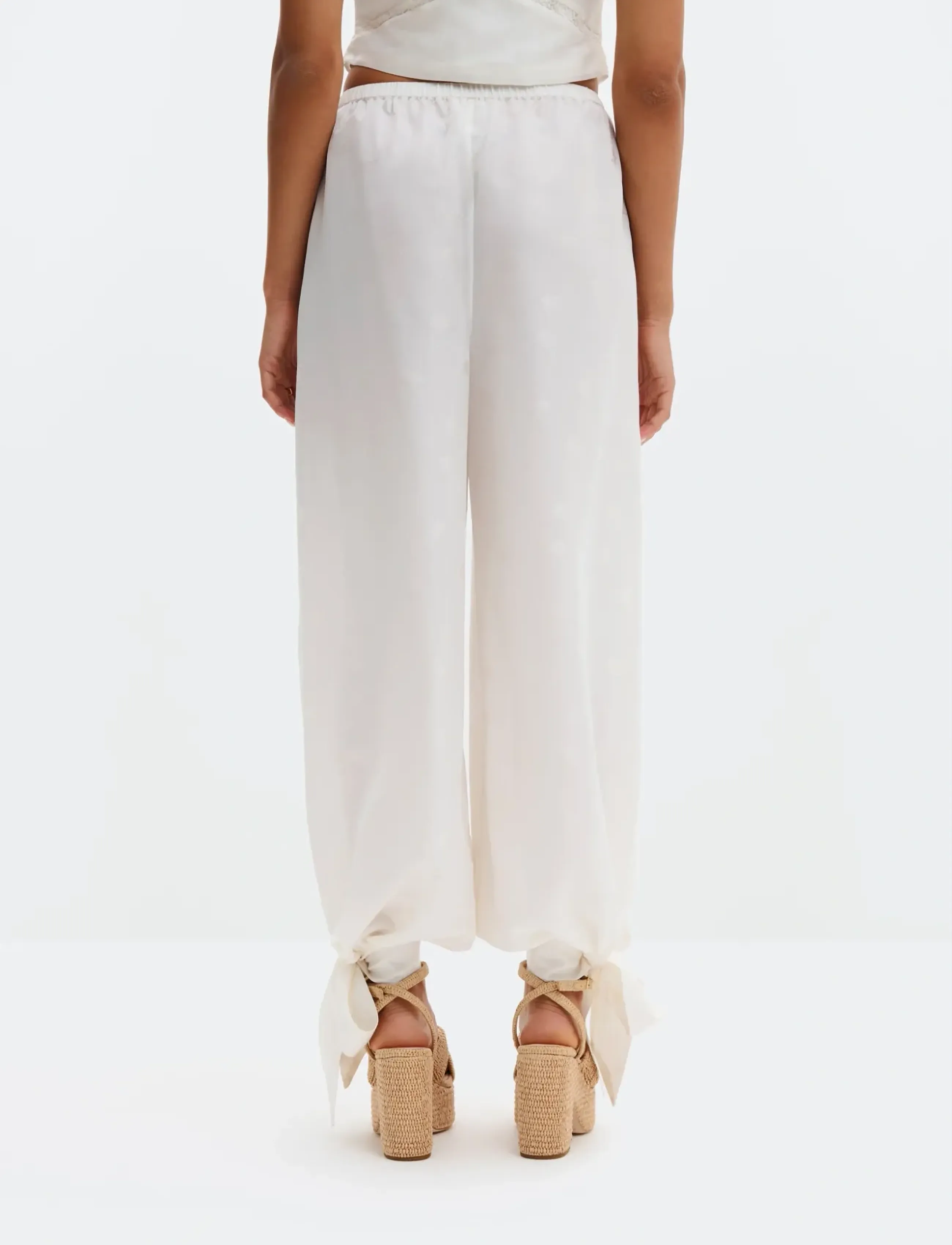 Malina - Lizette Balloon Pants - konfirmation - vanilla - 2