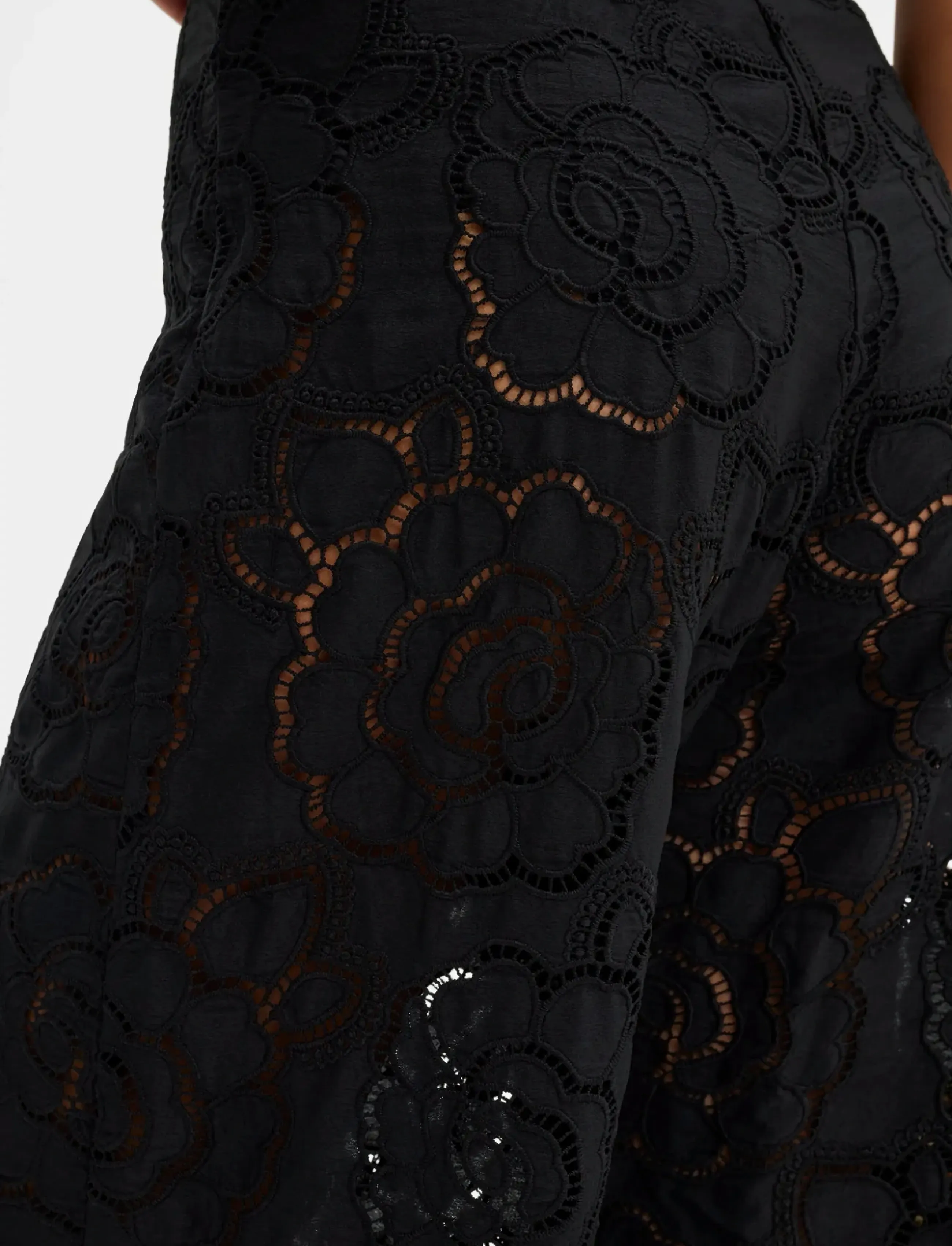 Malina - Stacey Wide Lace Pants - confirmation - black - 3