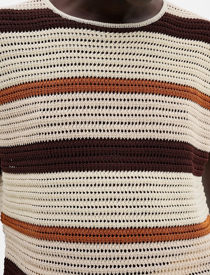 Malina - Louelle Multi Colored Knitted Top - Ärmellose tops - multi rust - 3