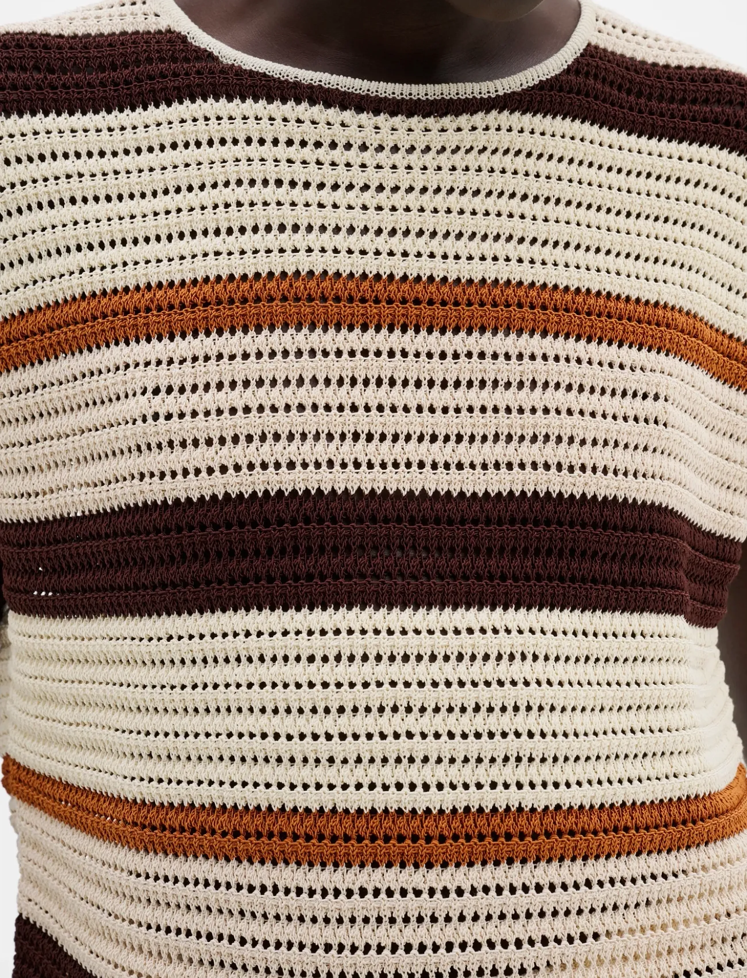 Malina - Louelle Multi Colored Knitted Top - Ärmellose tops - multi rust - 3