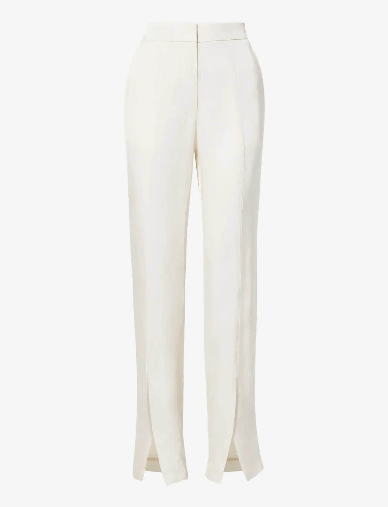 Malina - Lovisa Slits Detailed Pants - sirge säärega püksid - vanilla - 1