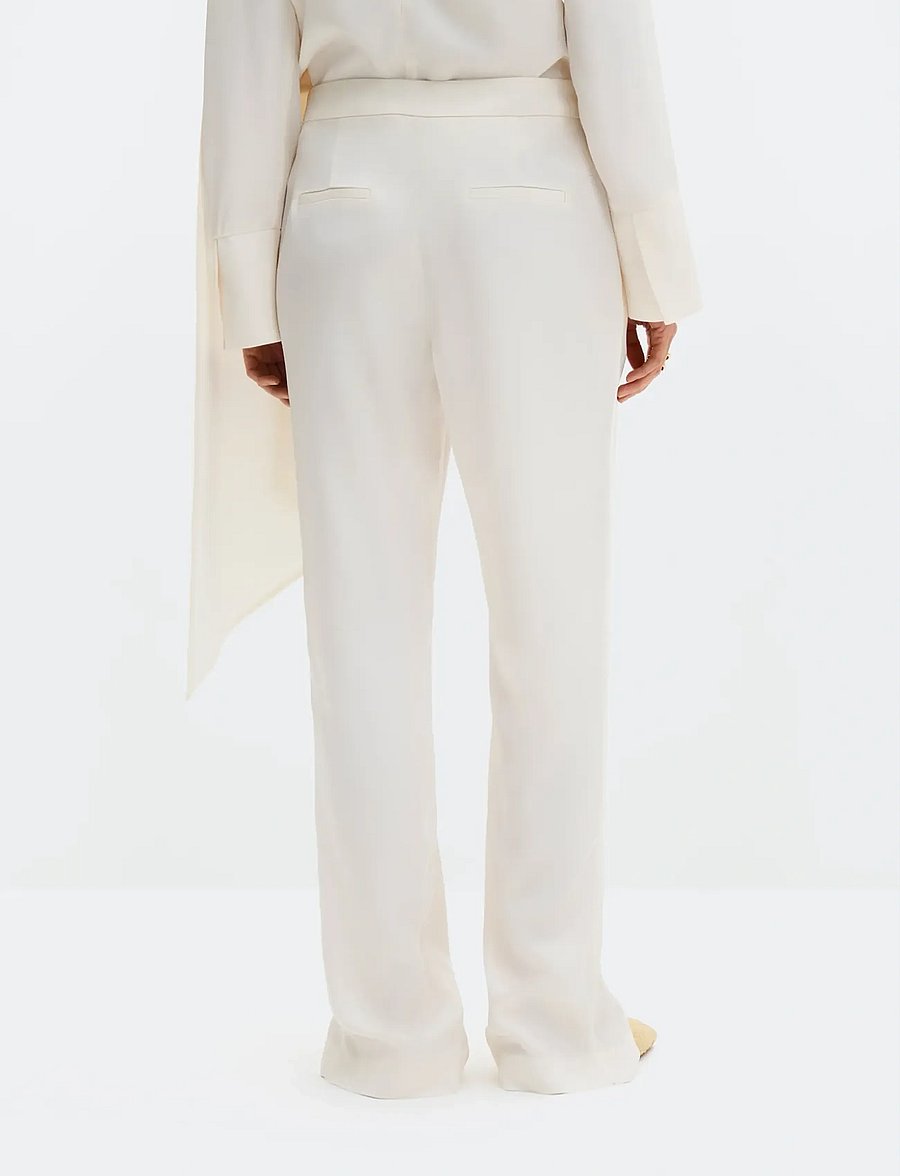 Malina - Lovisa Slits Detailed Pants - konfirmation - vanilla - 2