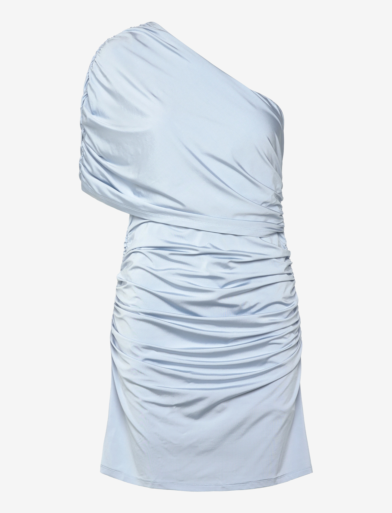 Malina - Jennica Draped One Shoulder Jersey Mini Dress - partykleider - sky - 1