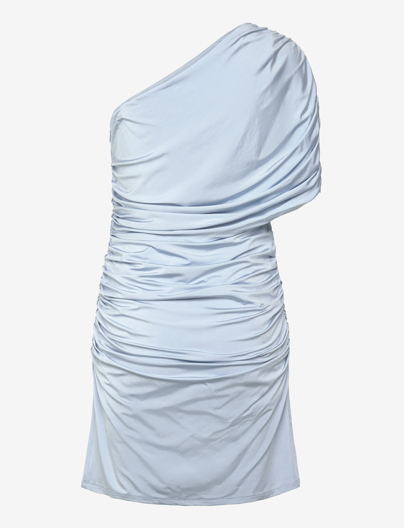 Malina - Jennica Draped One Shoulder Jersey Mini Dress - partykleider - sky - 2